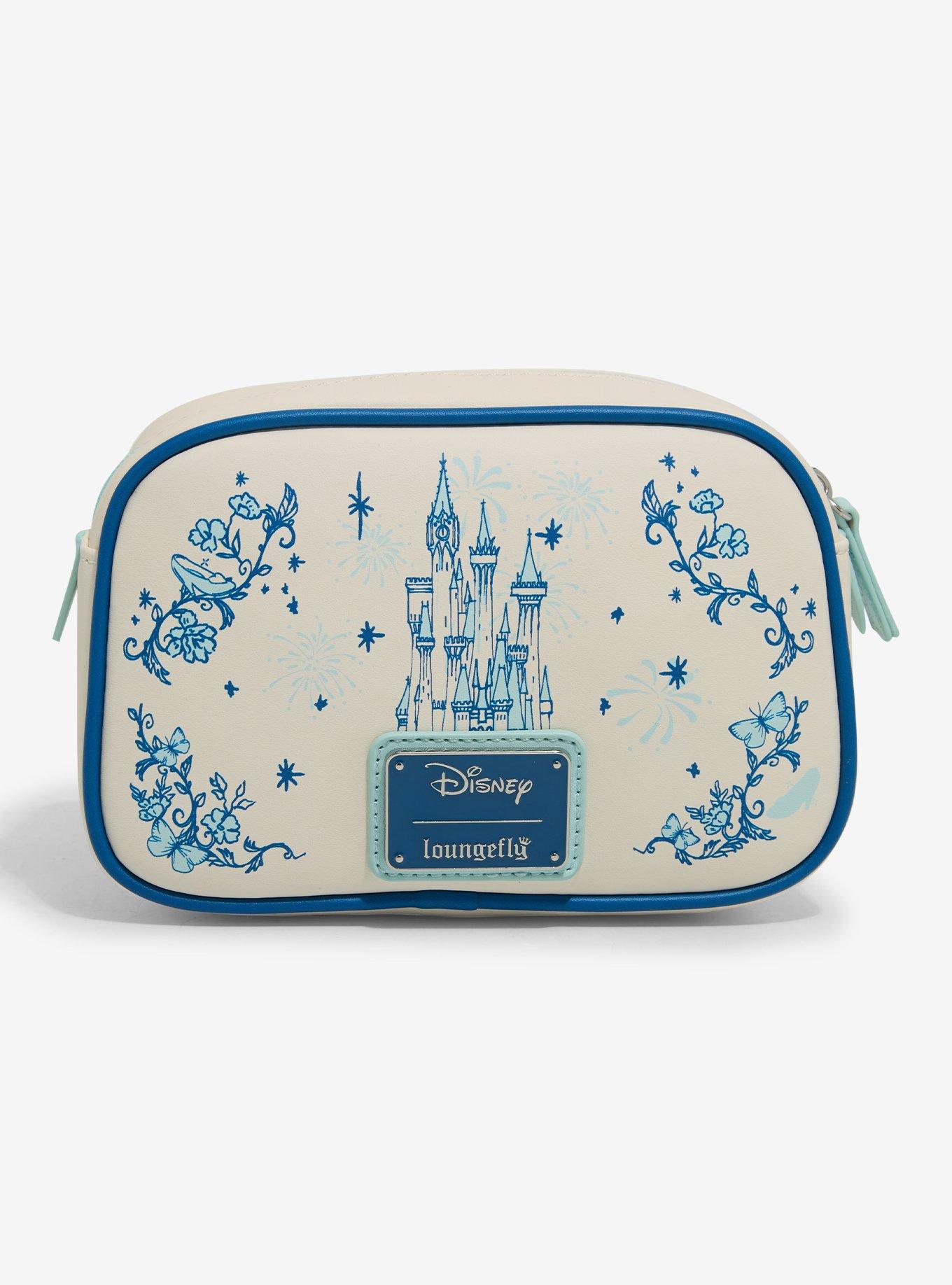 Loungefly Disney Cinderella Illustrated Cosmetic Bag &mdash; BoxLunch Exclusive, , hi-res