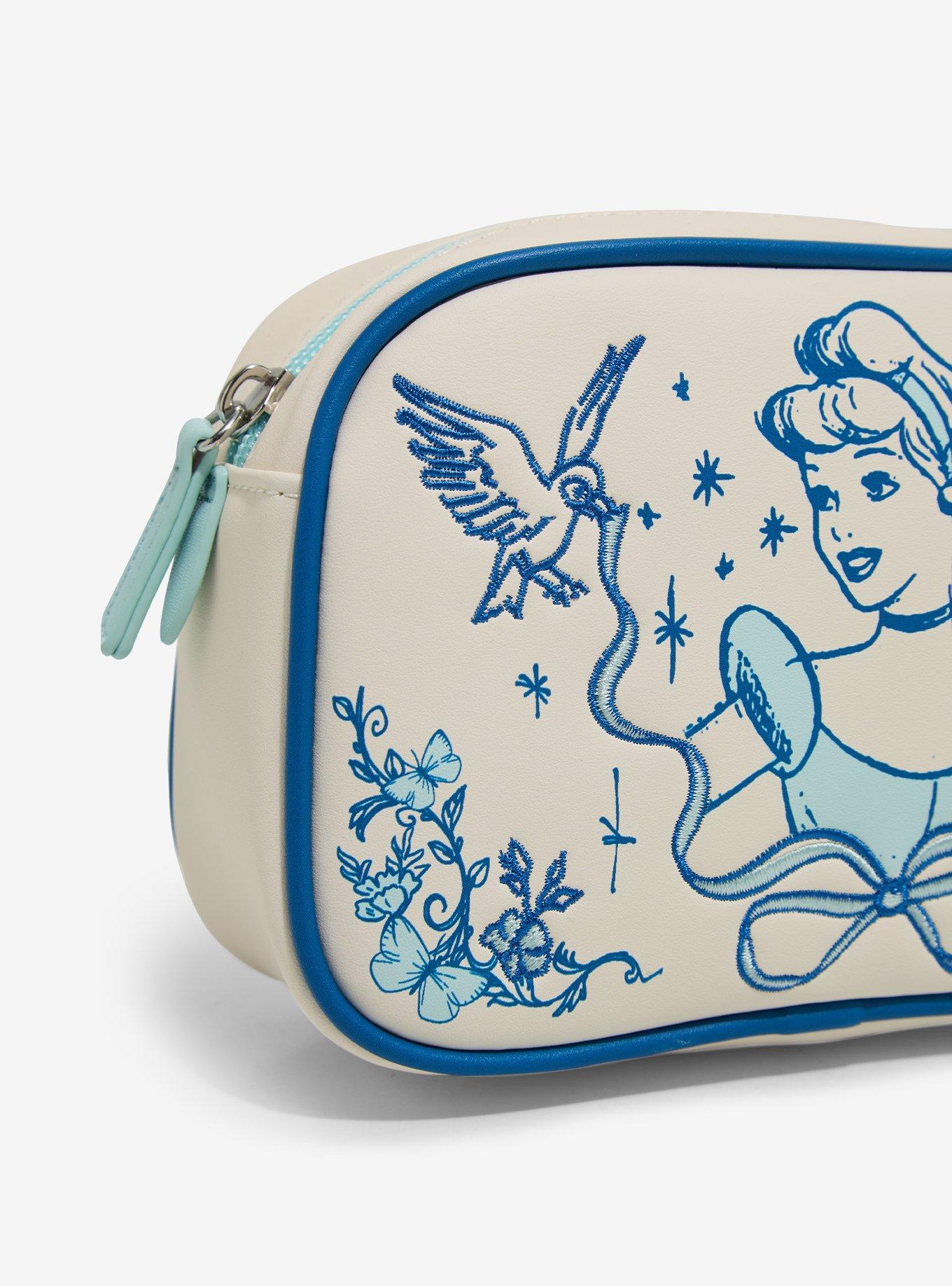 Loungefly Disney Cinderella Illustrated Cosmetic Bag &mdash; BoxLunch Exclusive, , alternate