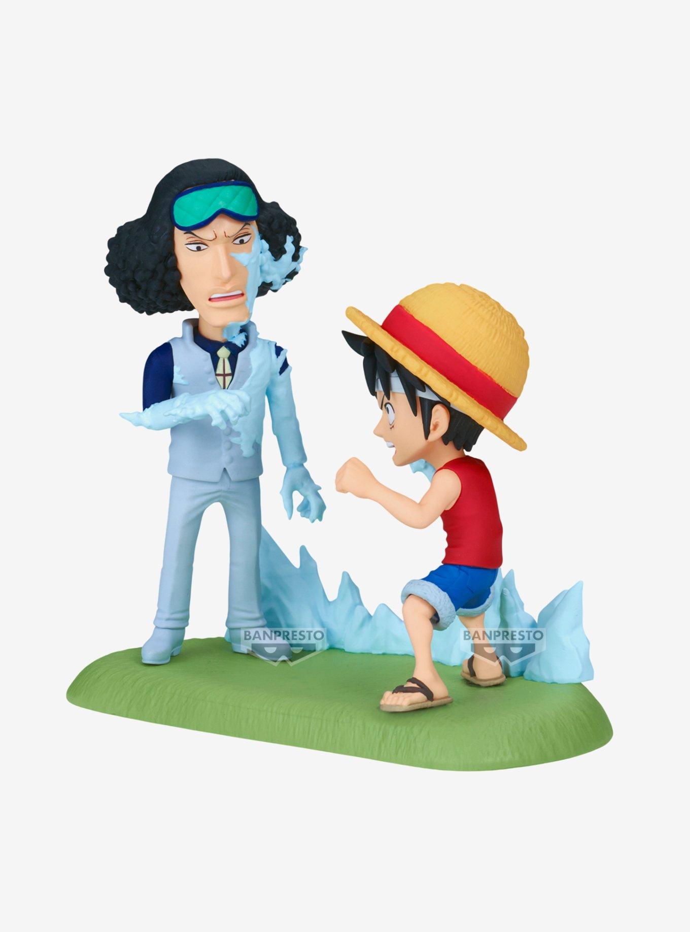 Bandai Namco One Piece World Collectable Figure Log Stories Luffy VS. Kuzan Mini Figure, , alternate
