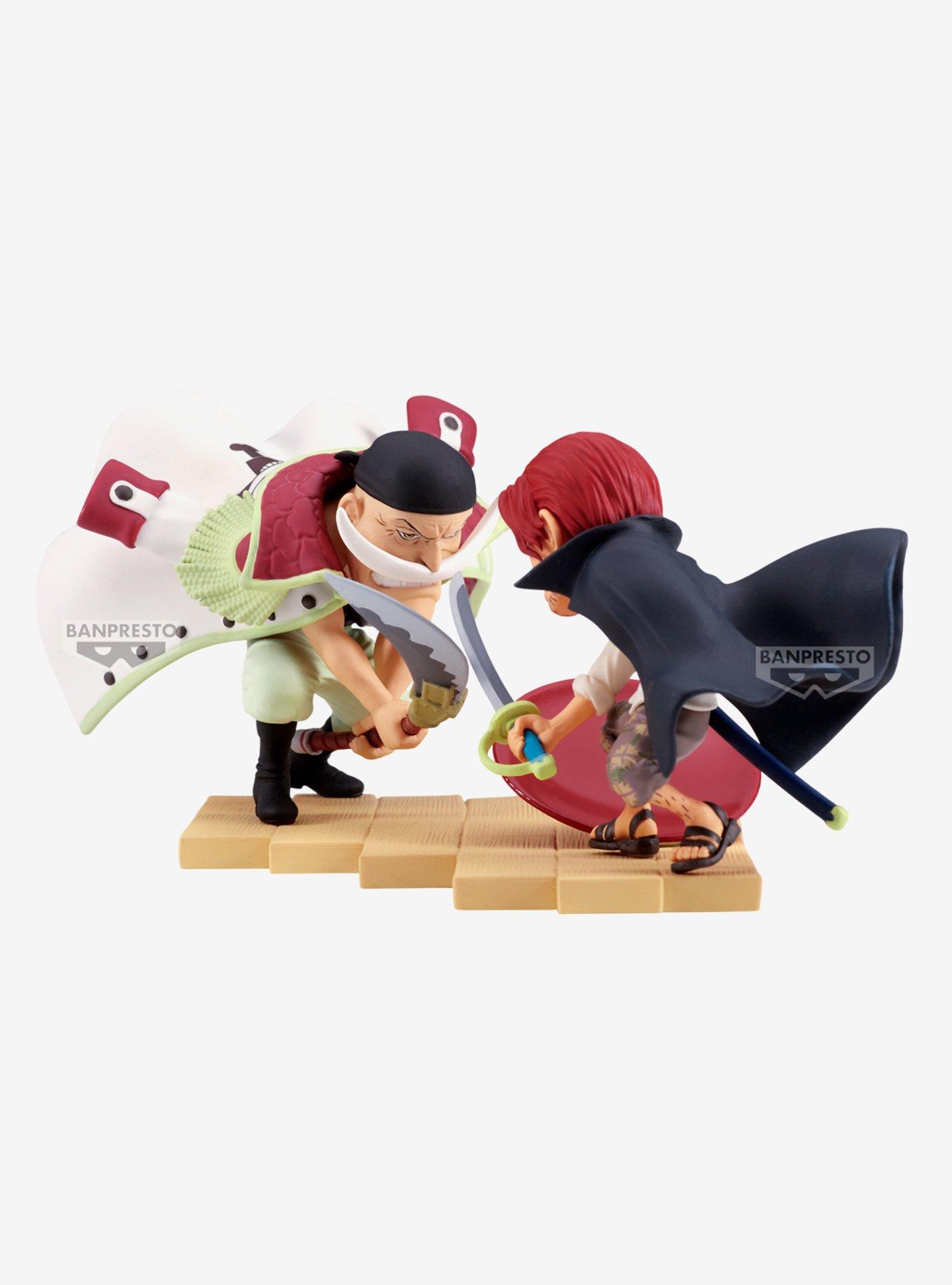 Bandai Namco One Piece World Collectable Figure Log Stories Whitebeard VS. Shanks Figure, , hi-res