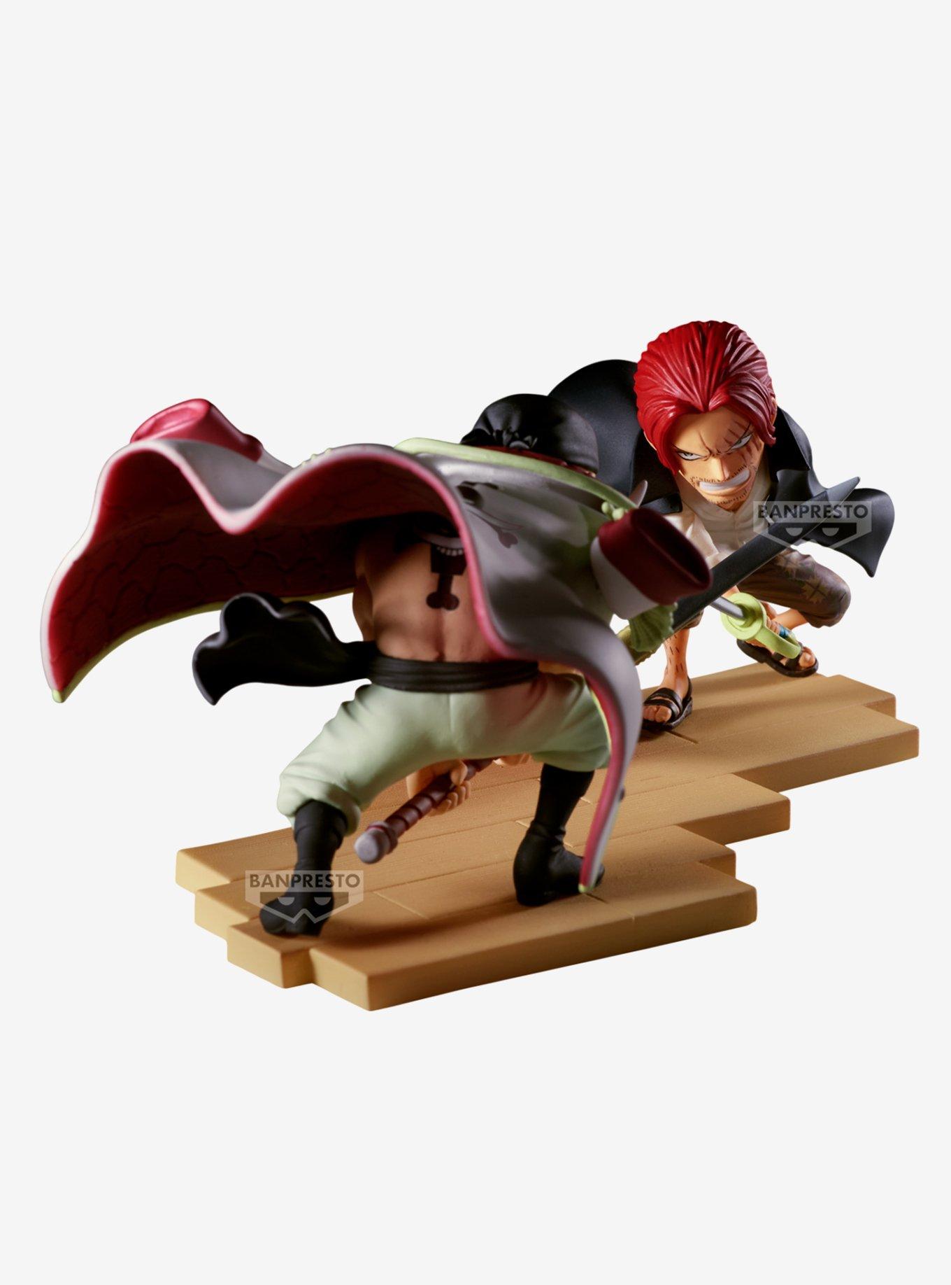 Bandai Namco One Piece World Collectable Figure Log Stories Whitebeard VS. Shanks Figure, , alternate