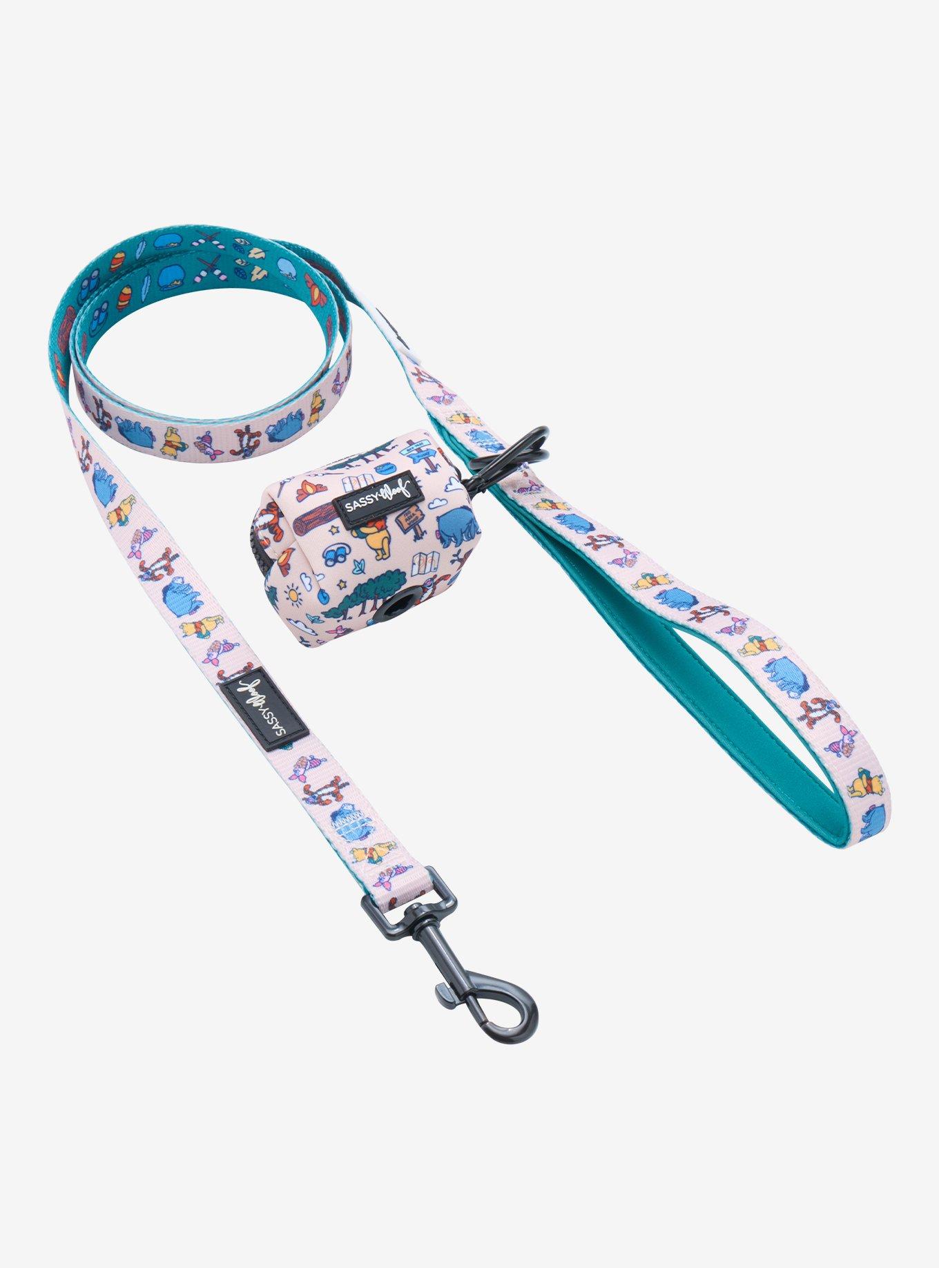Sassy Woof Disney Winnie the Pooh Leash & Waste Bag Holder Set
