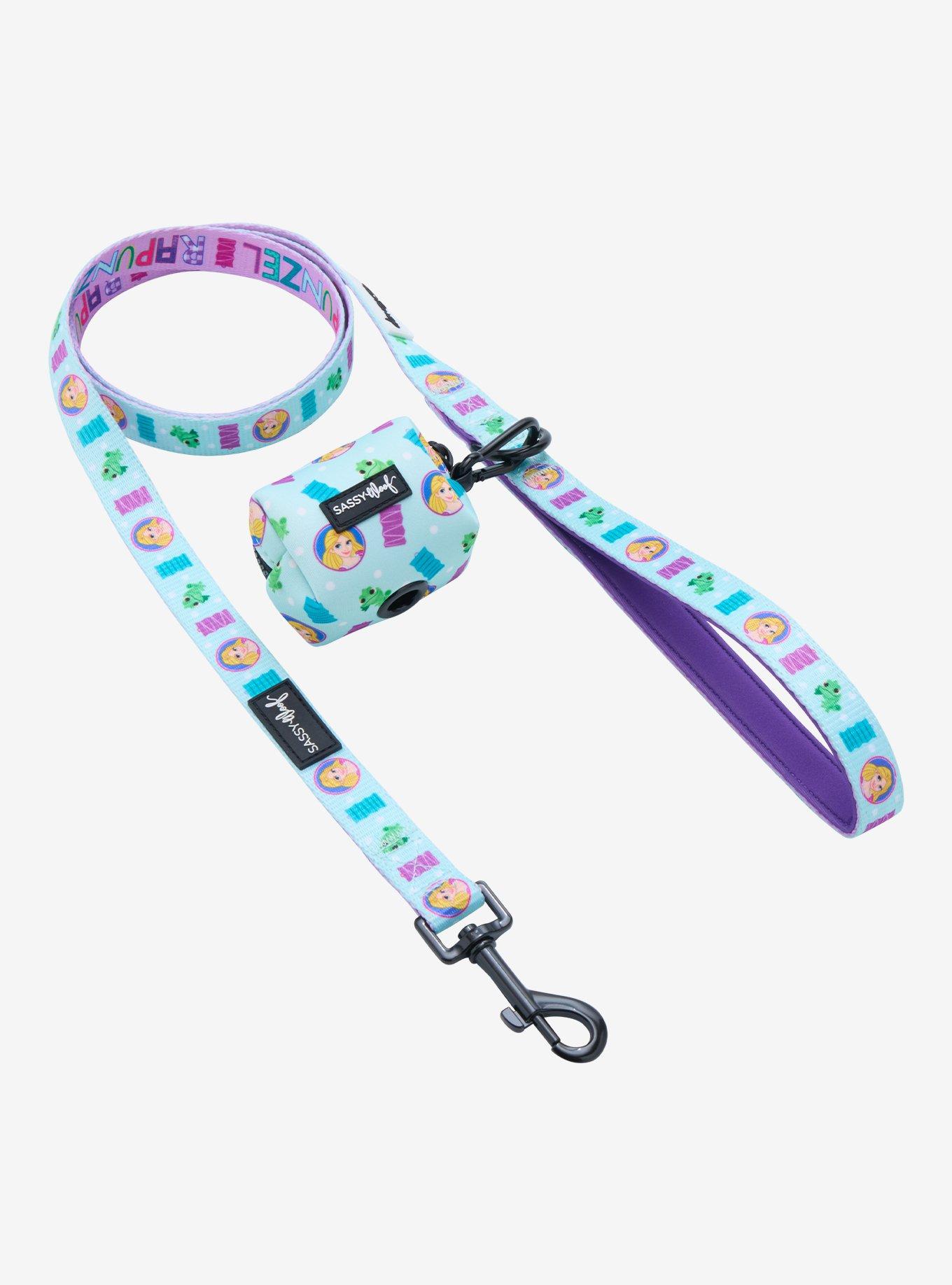 Sassy Woof Disney Tangled Rapunzel & Pascal Leash & Waste Bag Holder Set, , alternate
