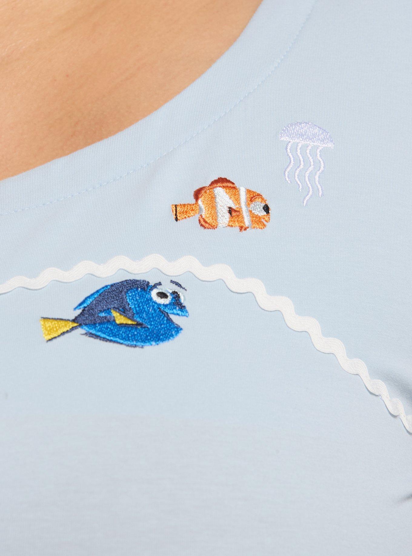 Her Universe Disney Pixar Finding Nemo Boatneck Retro Top Plus Size Her Universe Exclusive, MULTI, alternate - view 4