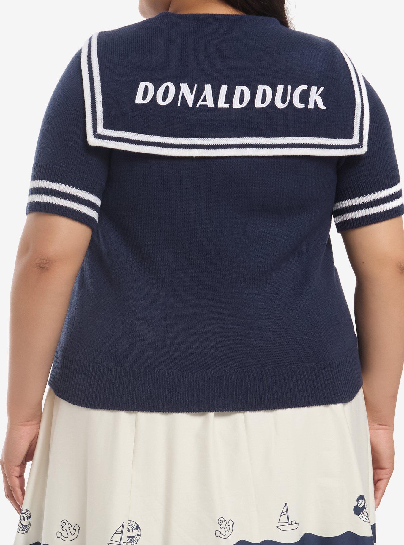 Her Universe Disney Donald Duck Knit Sailor Cardigan Plus Size Her Universe Exclusive, , hi-res