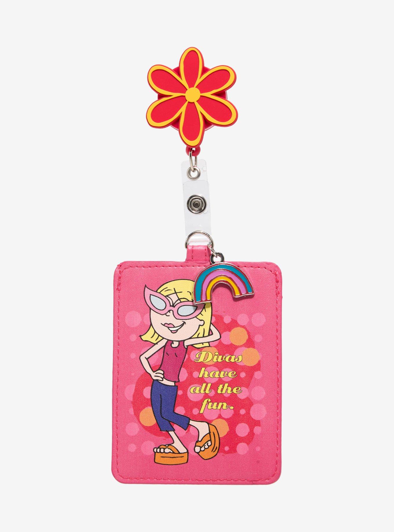 Disney Lizzie McGuire Flower Retractable Lanyard with Charm, , hi-res