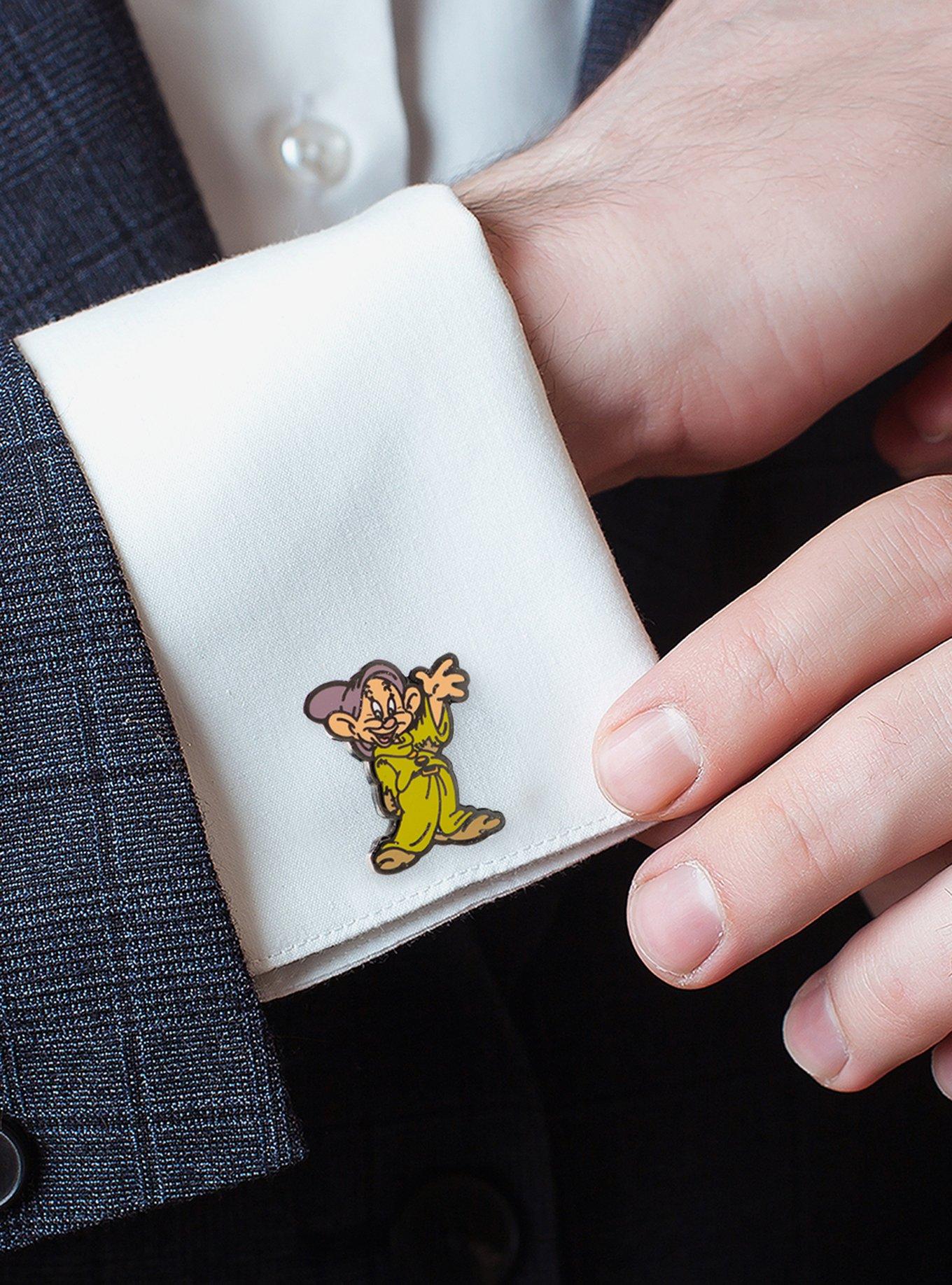 Disney Snow White Dopey & Doc Cufflinks, , hi-res