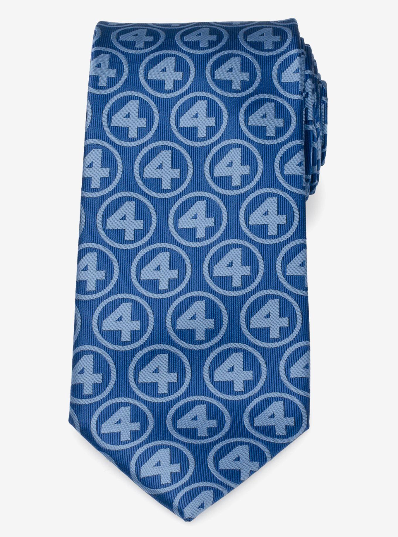 Marvel Fantastic Four Men's Blue Tie, , alternate