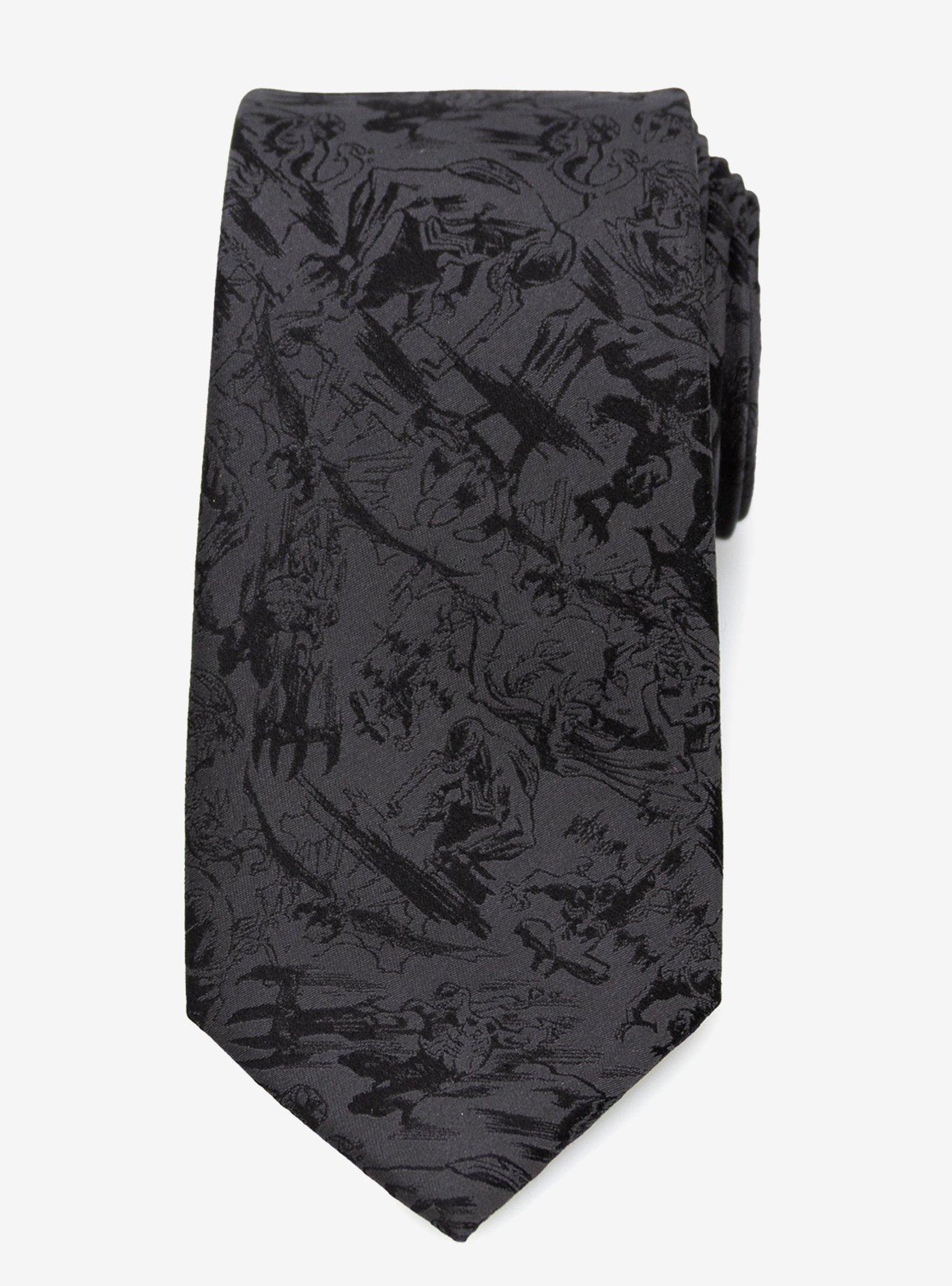 Marvel Venom Dark Gray Action Silk Men's Tie, , alternate