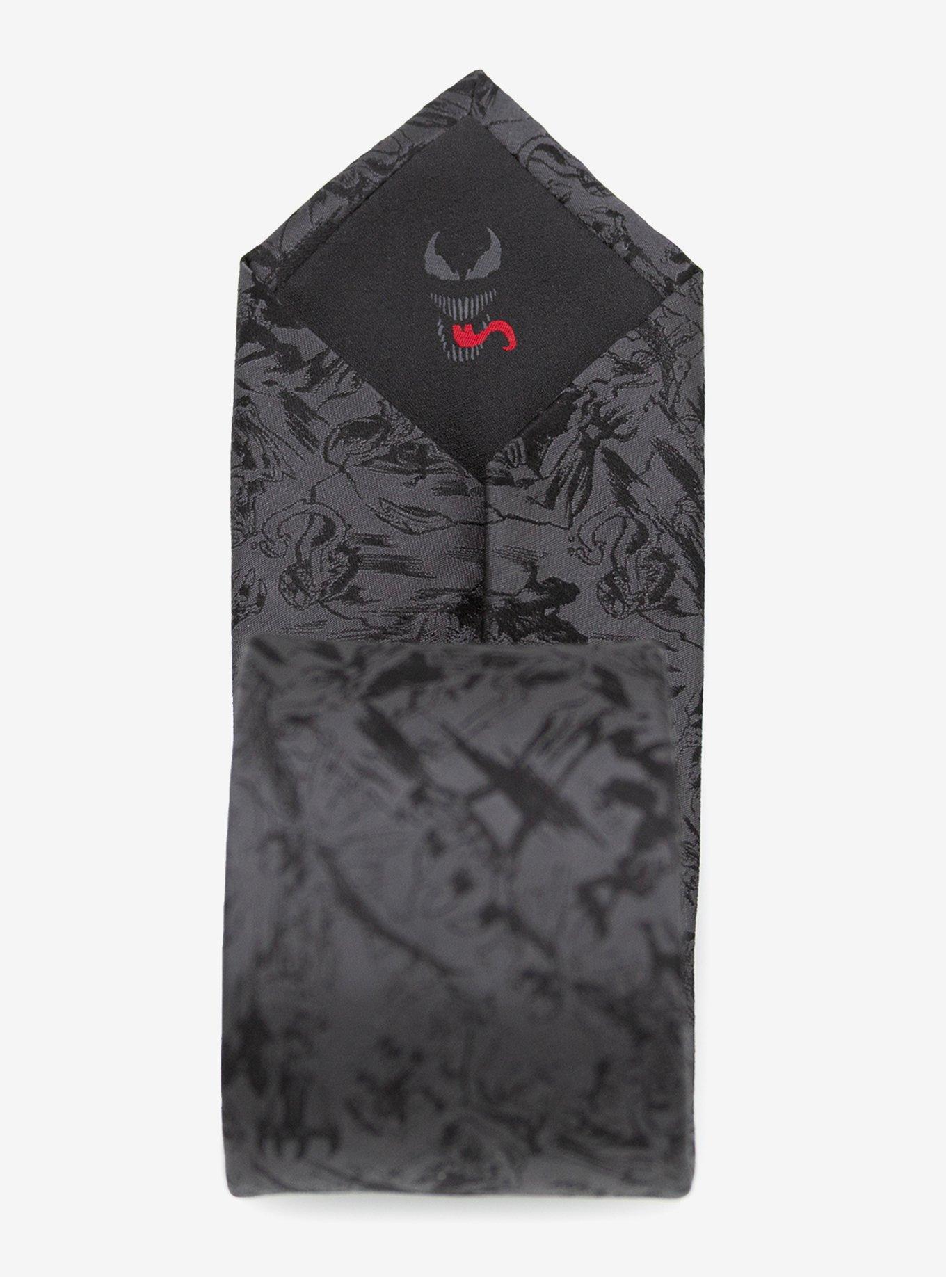 Marvel Venom Dark Gray Action Silk Men's Tie, , alternate