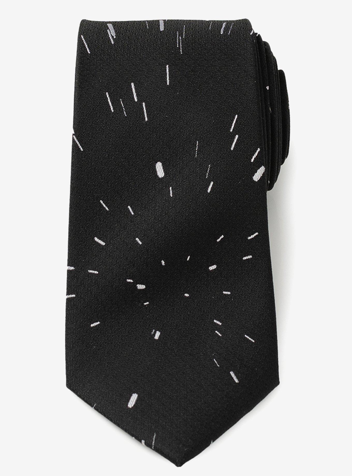 Star Wars Hyperspace Black Tie with Hidden Message, , alternate