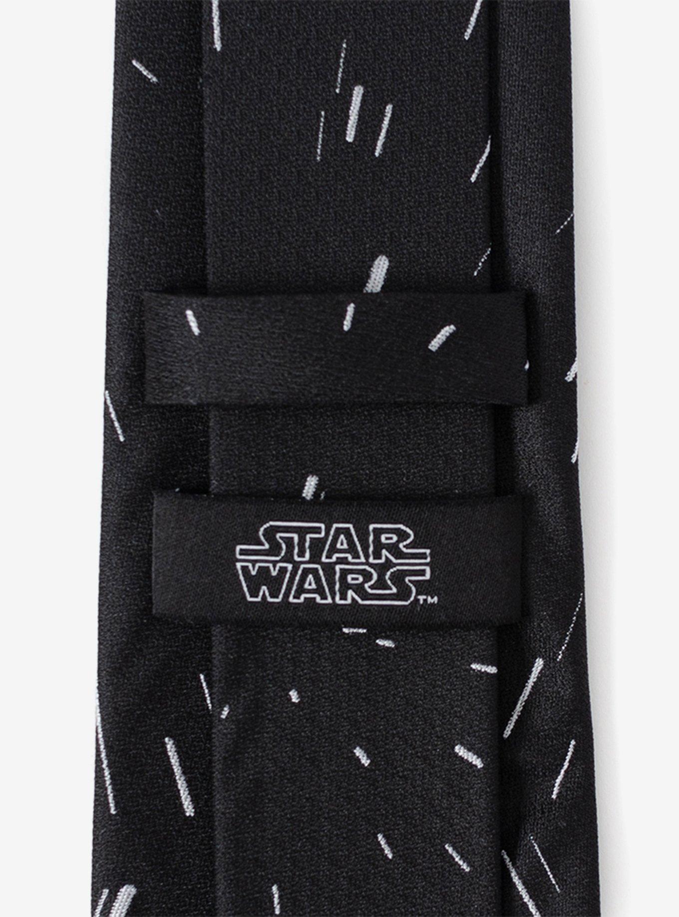 Star Wars Hyperspace Black Tie with Hidden Message, , alternate