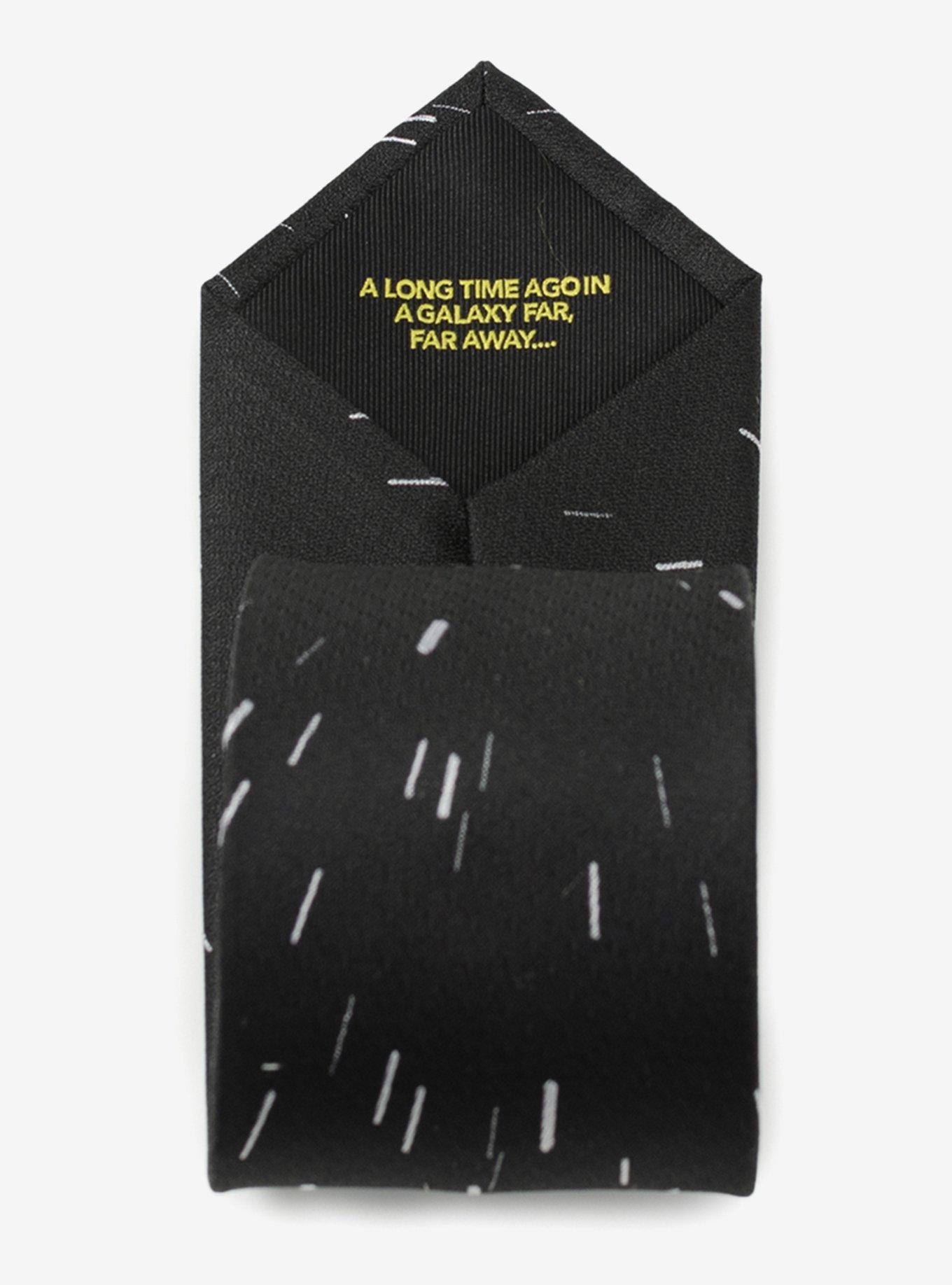 Star Wars Hyperspace Black Tie with Hidden Message, , alternate