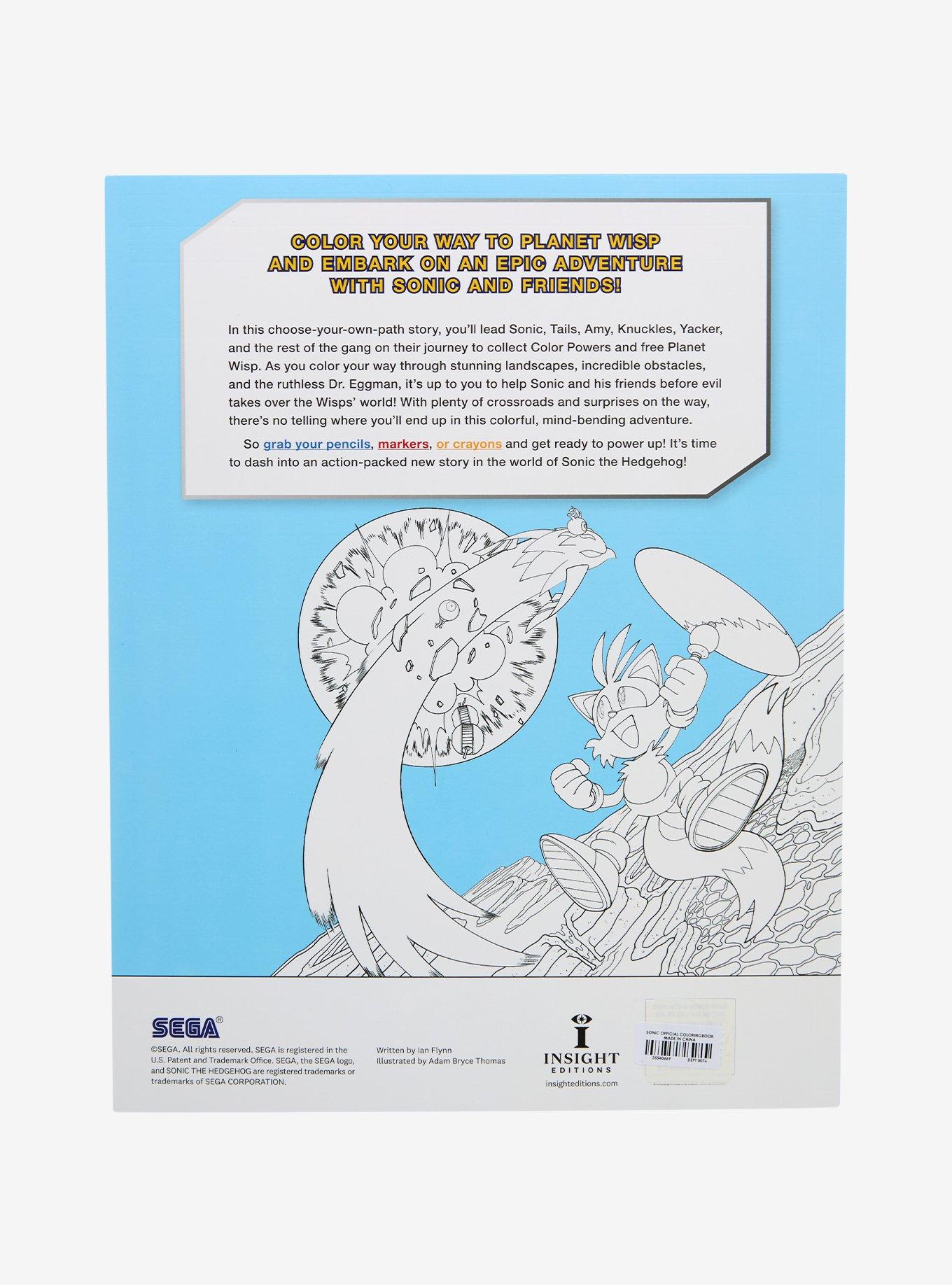 Sonic the Hedgehog The Official Coloring Adventure Book, , hi-res