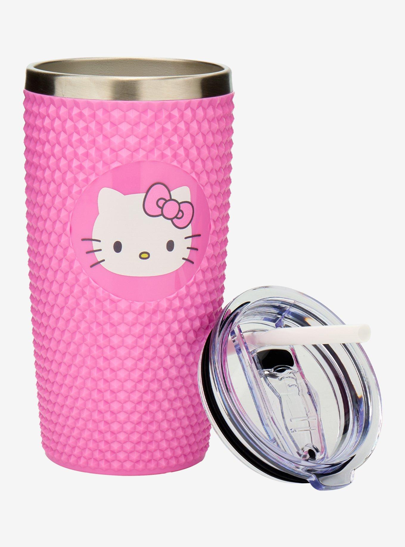Hello Kitty Pyramid Stud Stainless Steel Travel Cup, , alternate