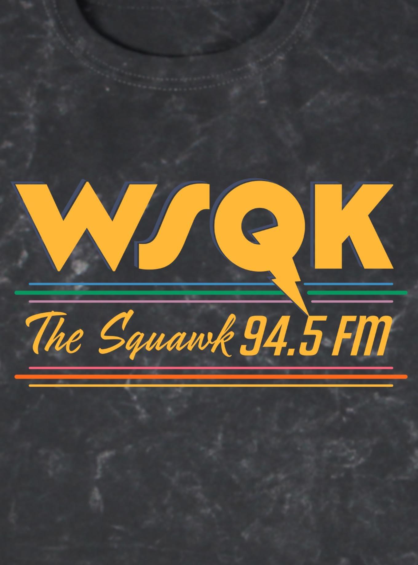 Stranger Things WSQK The Squawk Mineral Wash T-Shirt, , hi-res