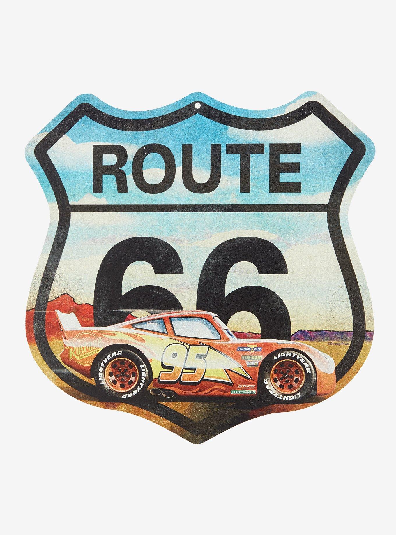 Disney Pixar Cars Lightning McQueen Route 66 Wall  Art - BoxLunch Exclusive, , hi-res