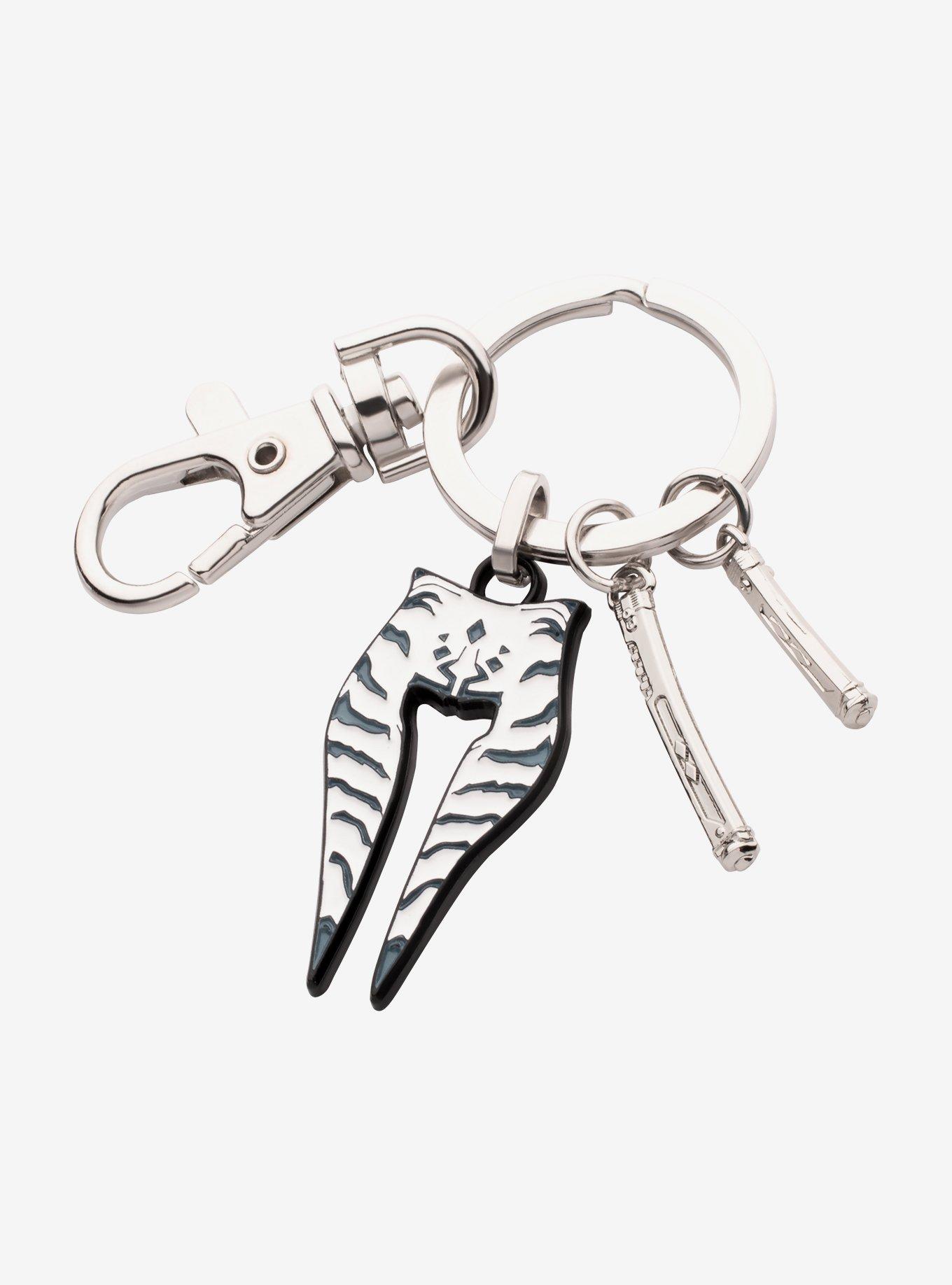 Star Wars Ahsoka Headdress and Charms Keychain, , hi-res