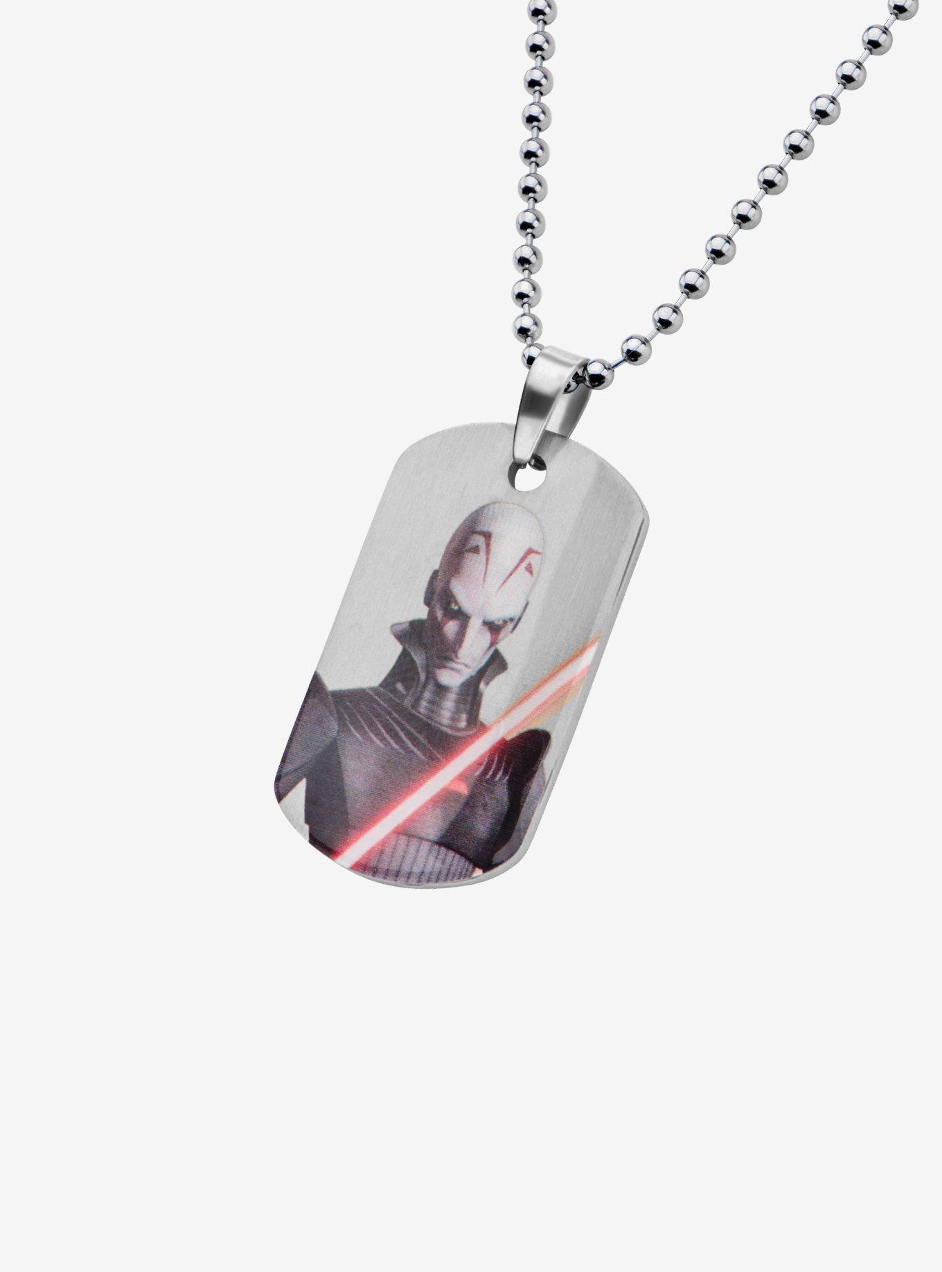 Star Wars Rebels Inquisitor Dog Tag Pendant Necklace, , hi-res