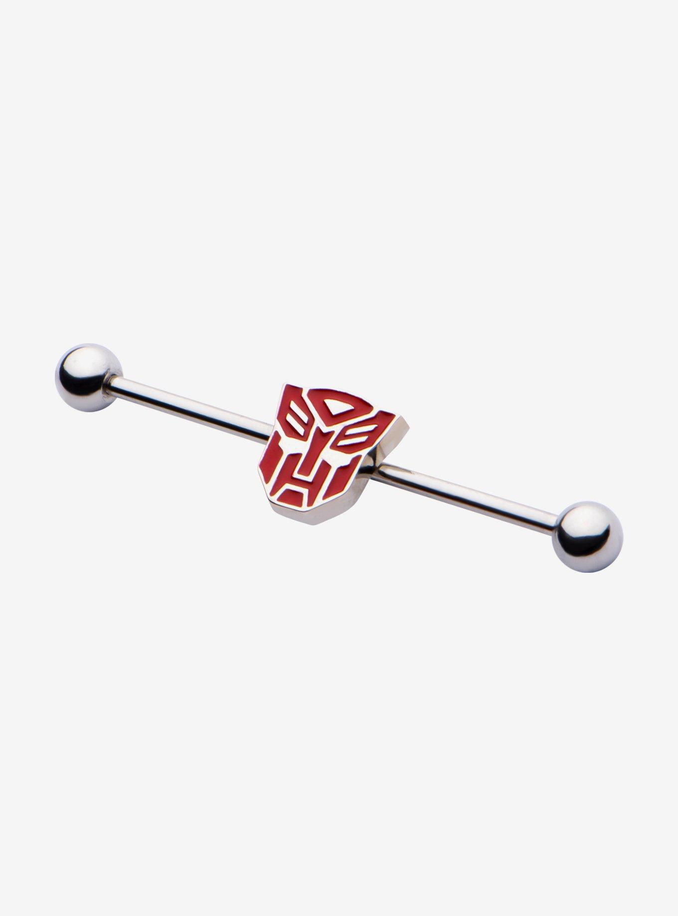 Transformers Red Autobot Logo Industrial Barbells, , hi-res
