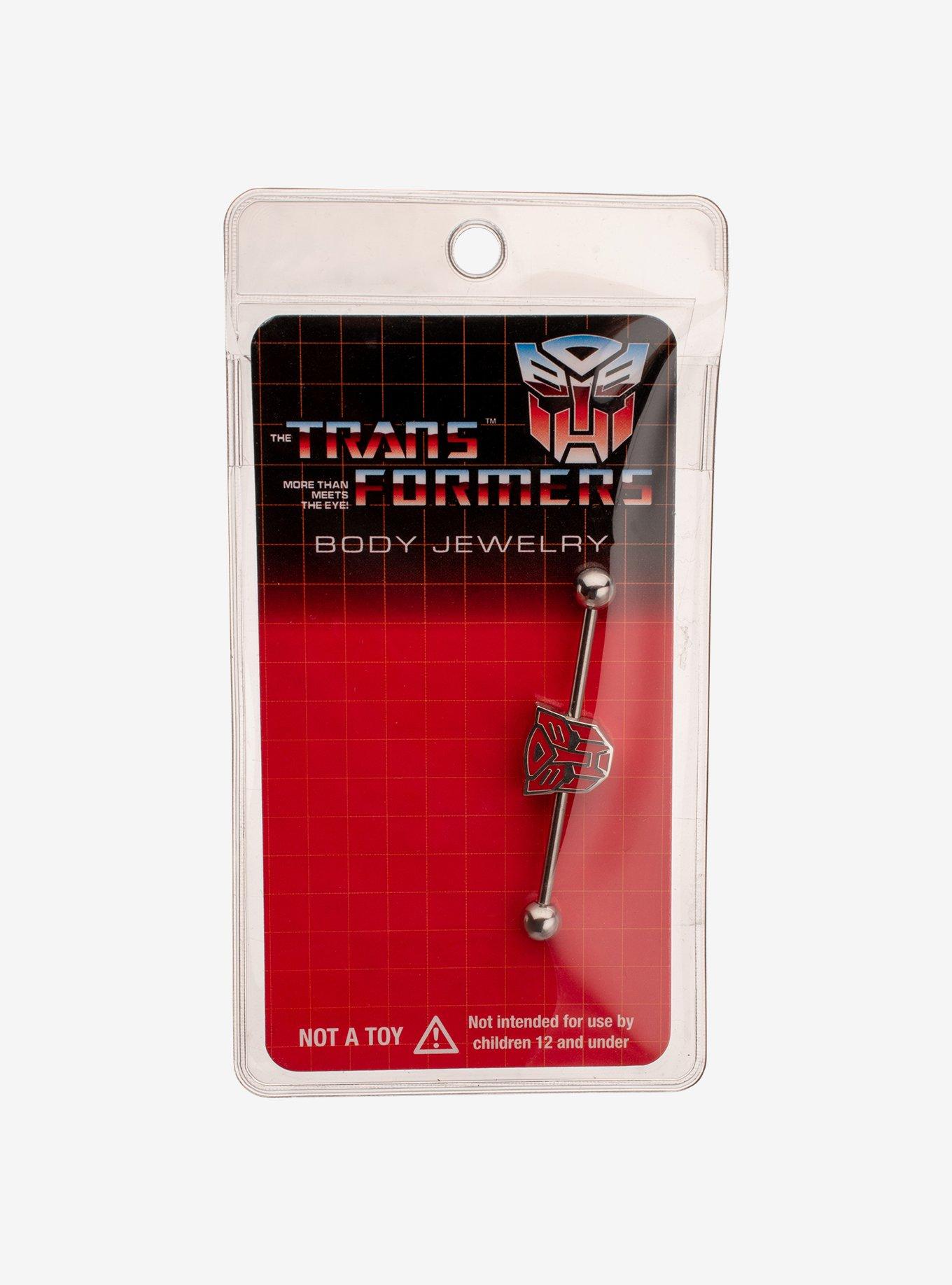 Transformers Red Autobot Logo Industrial Barbells, , alternate