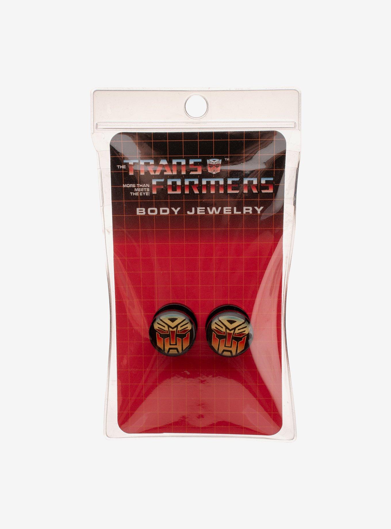 Transformers Autobot Logo Acrylic Screw Fit Plug, , alternate