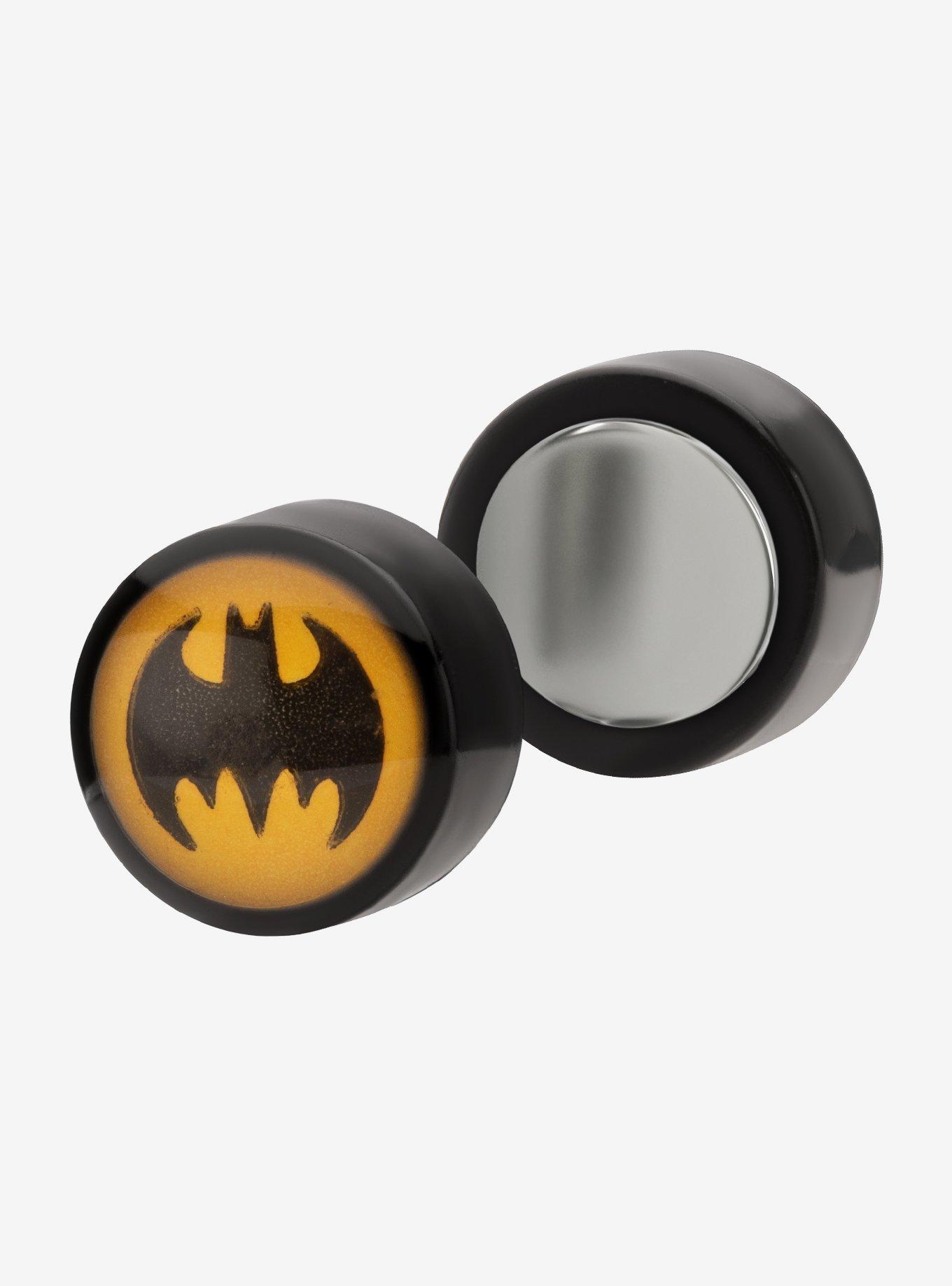 DC Comics Batman Logo Fronts Faux Plug, , hi-res