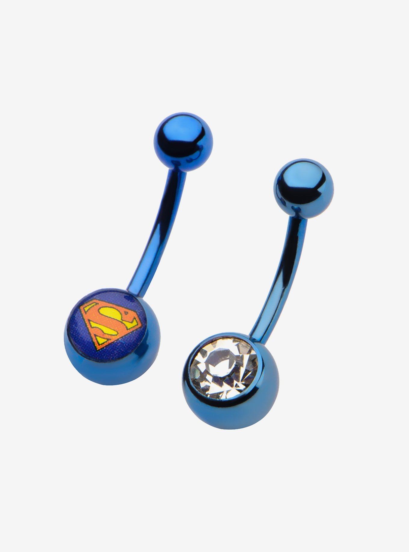 DC Comics Superman 14g Navel Bonus Pack, , alternate