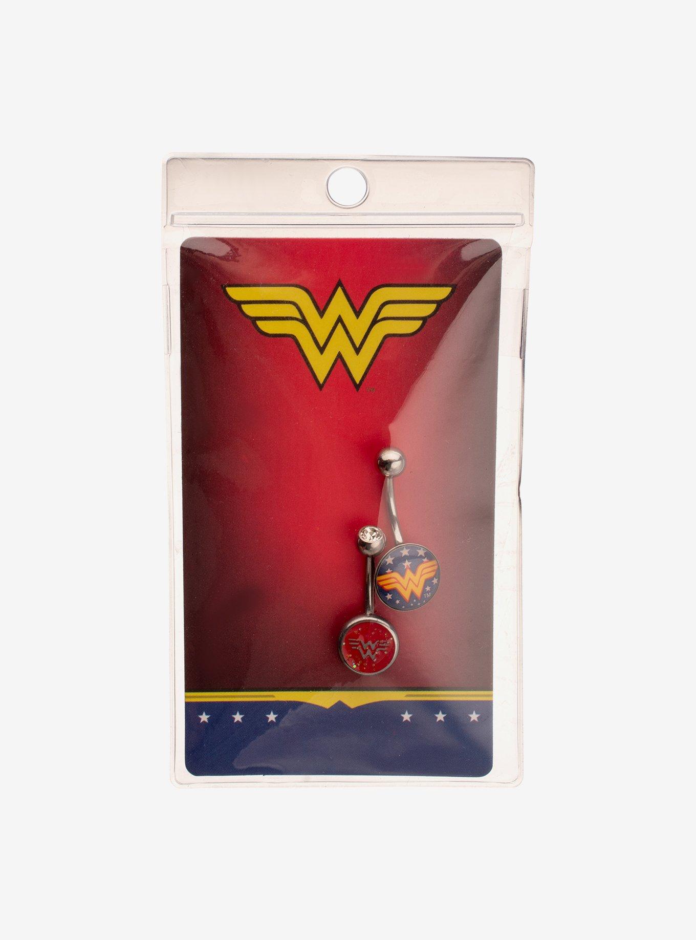 DC Comics Wonder Woman 14g Navel 2pc Bonus Pack, , alternate