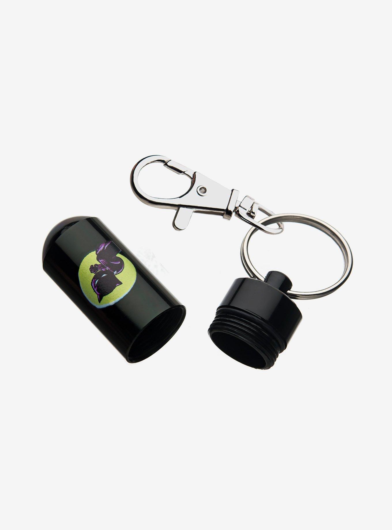 Marvel Black Panther Stash Pill Storage Key Chain, , alternate