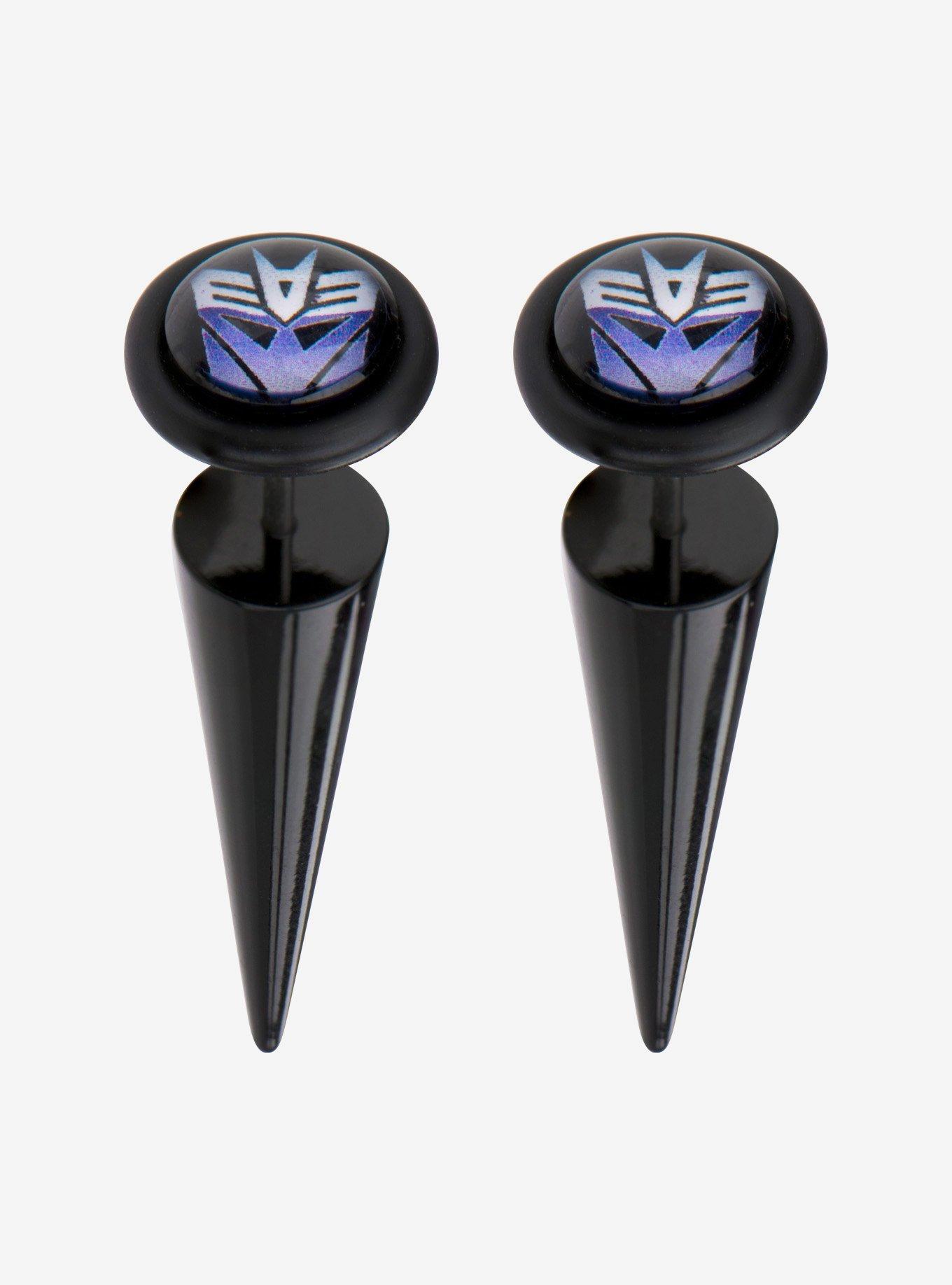 Transformers Decepticon Logo Faux Taper, , hi-res
