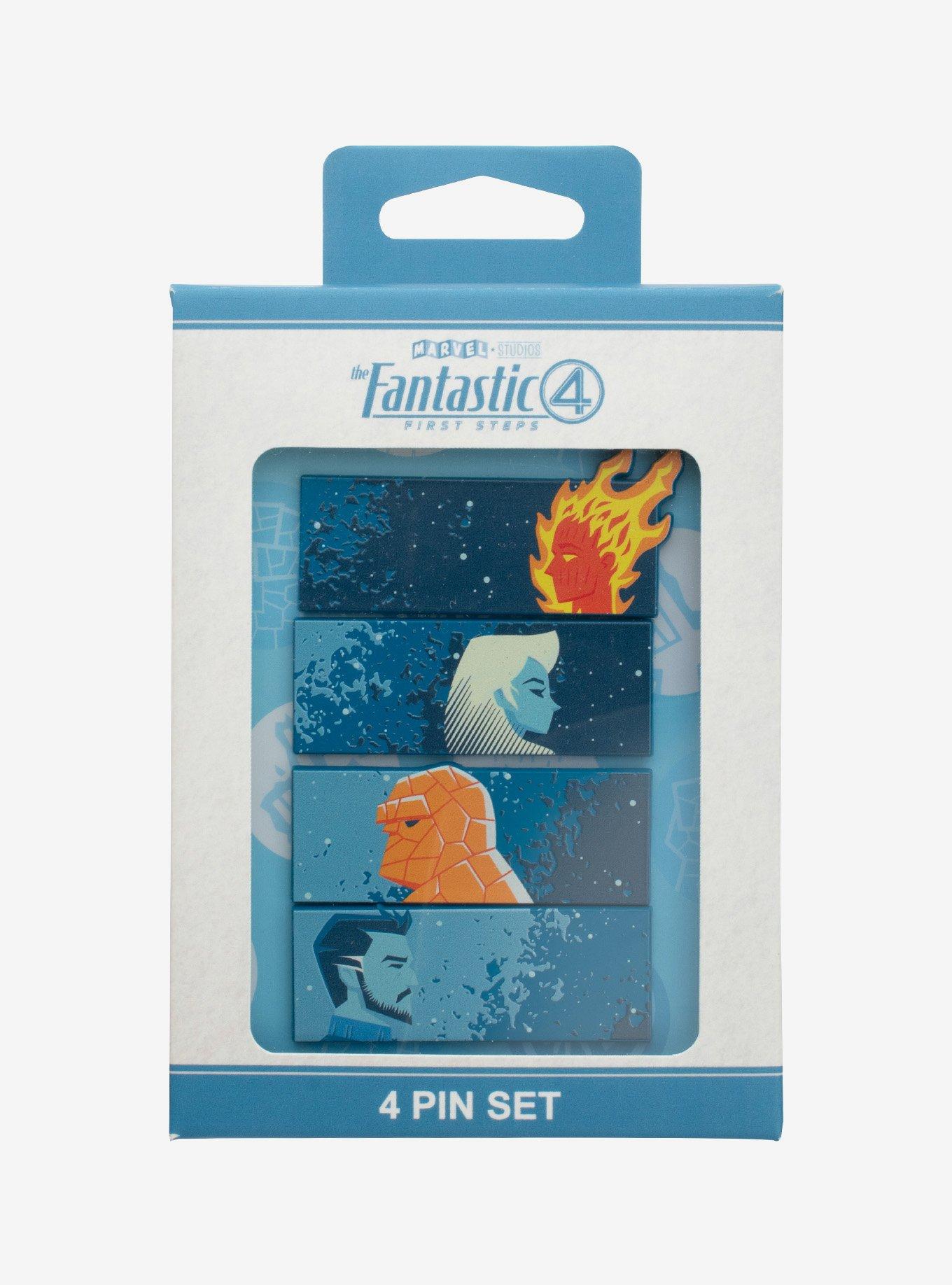 Marvel The Fantastic Four: First Steps Movie Characters Pin Set, , alternate