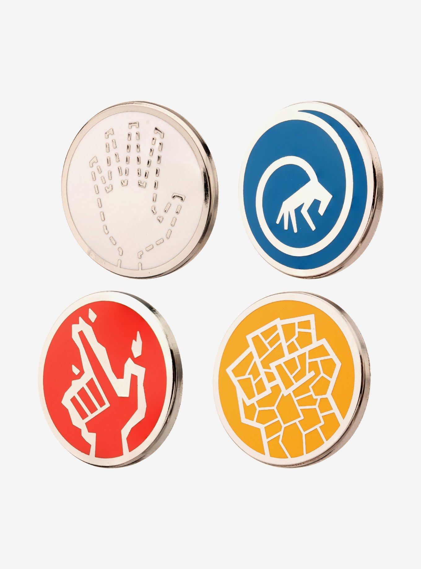 Marvel The Fantastic Four: First Steps Movie Symbols Enamel Pin Set, , hi-res