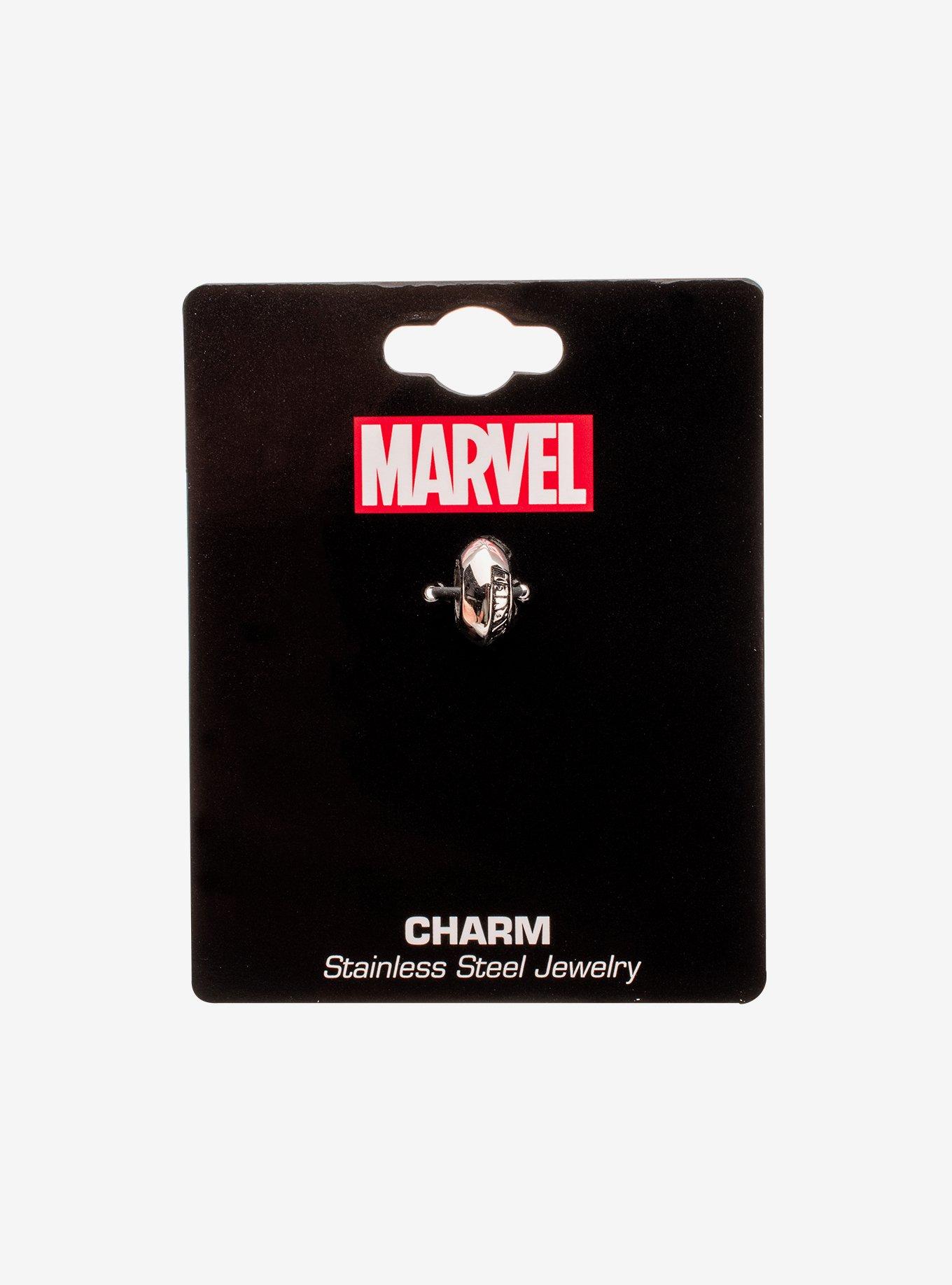 Marvel Logo Bead Charm Bracelet Spacer, , hi-res