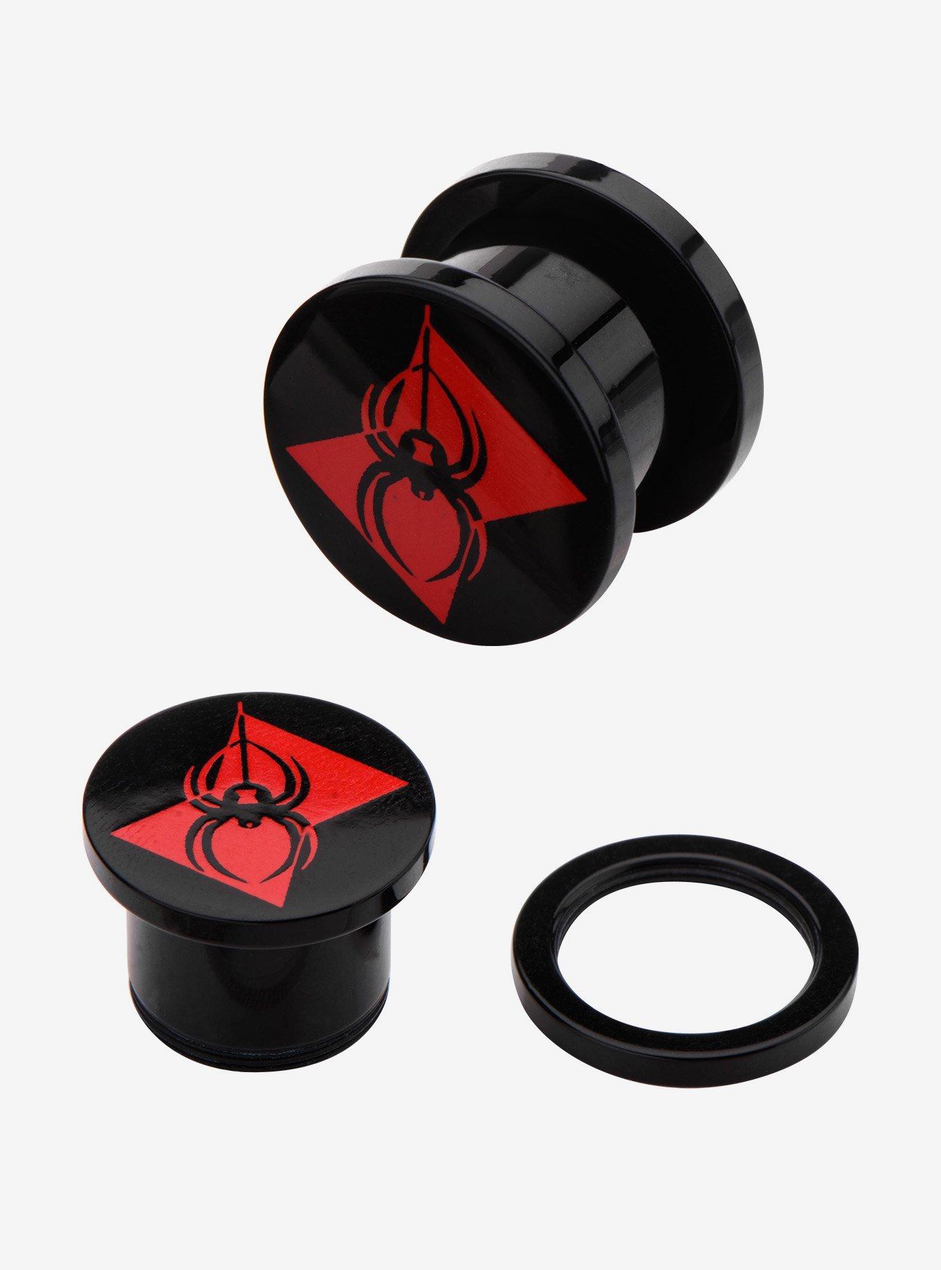 Marvel Black Widow Logo Front Screw Fit Plug, , hi-res