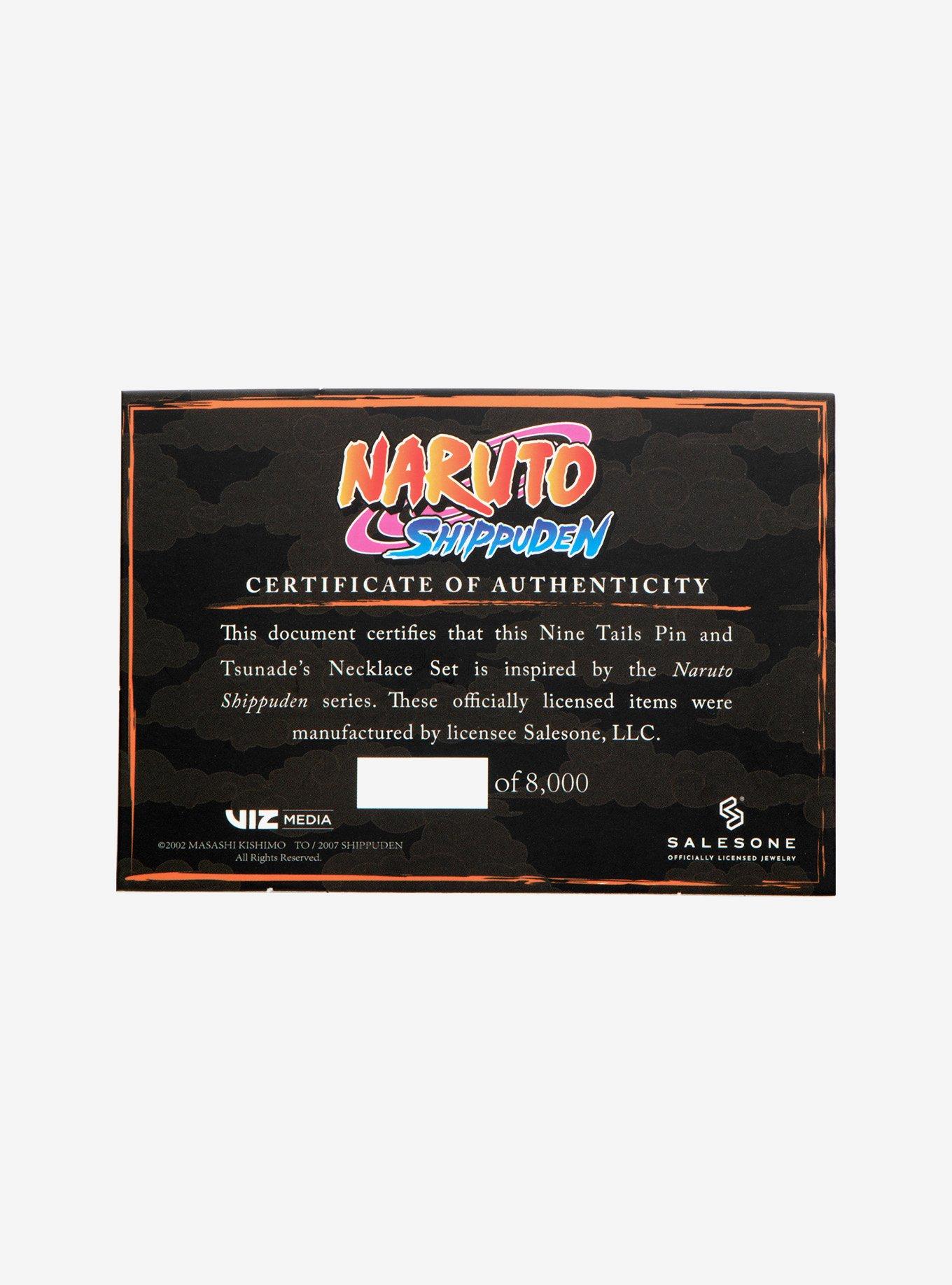 Naruto Tsunades Necklace and Pin Set, , alternate