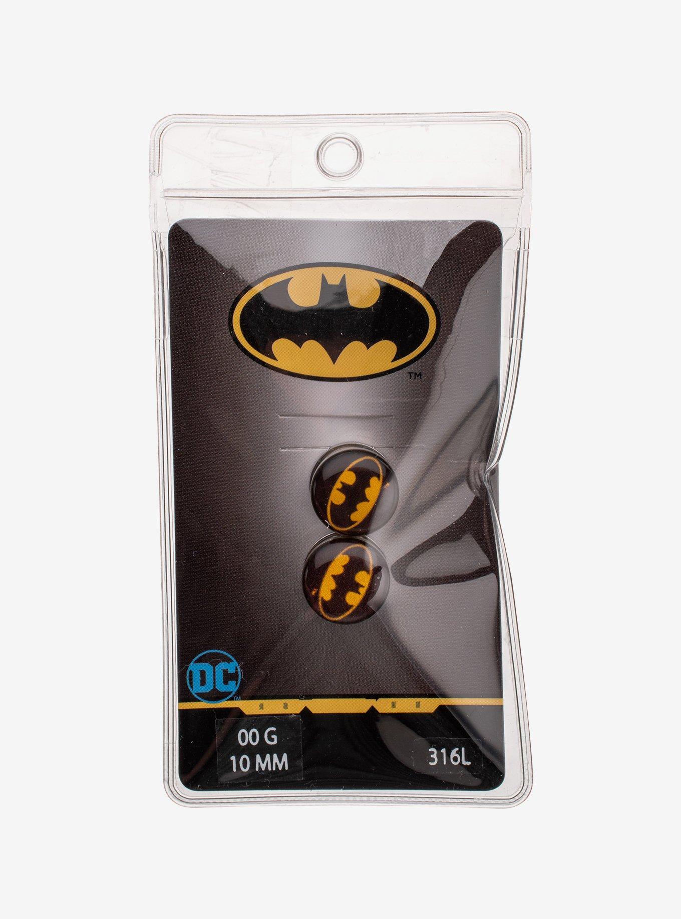 Steel DC Comics Batman Classic Logo Plug 2 Pack, MULTI, alternate