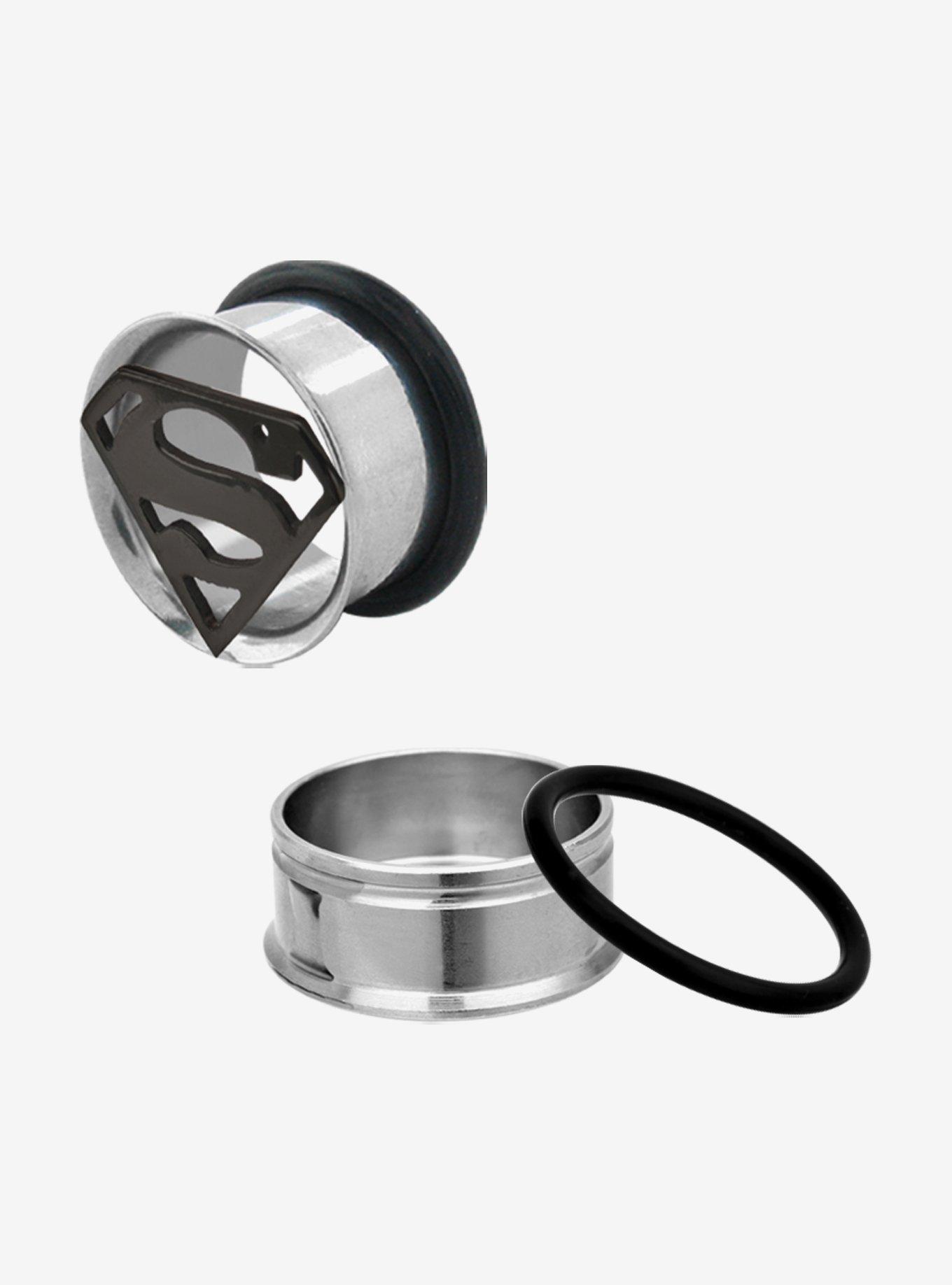 Steel DC Comics Superman Tunnel Plug 2 Pack, , hi-res