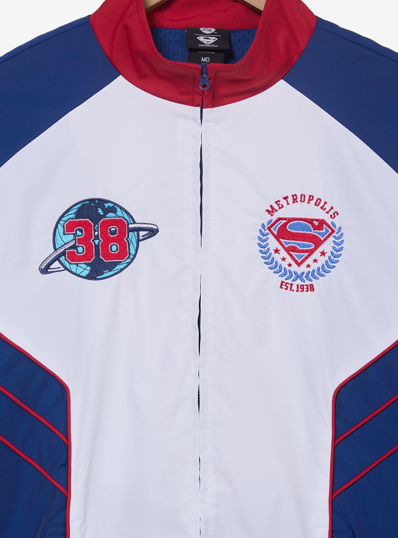 DC Comics Superman Athletic Windbreaker &mdash; BoxLunch Exclusive, BLUE, alternate
