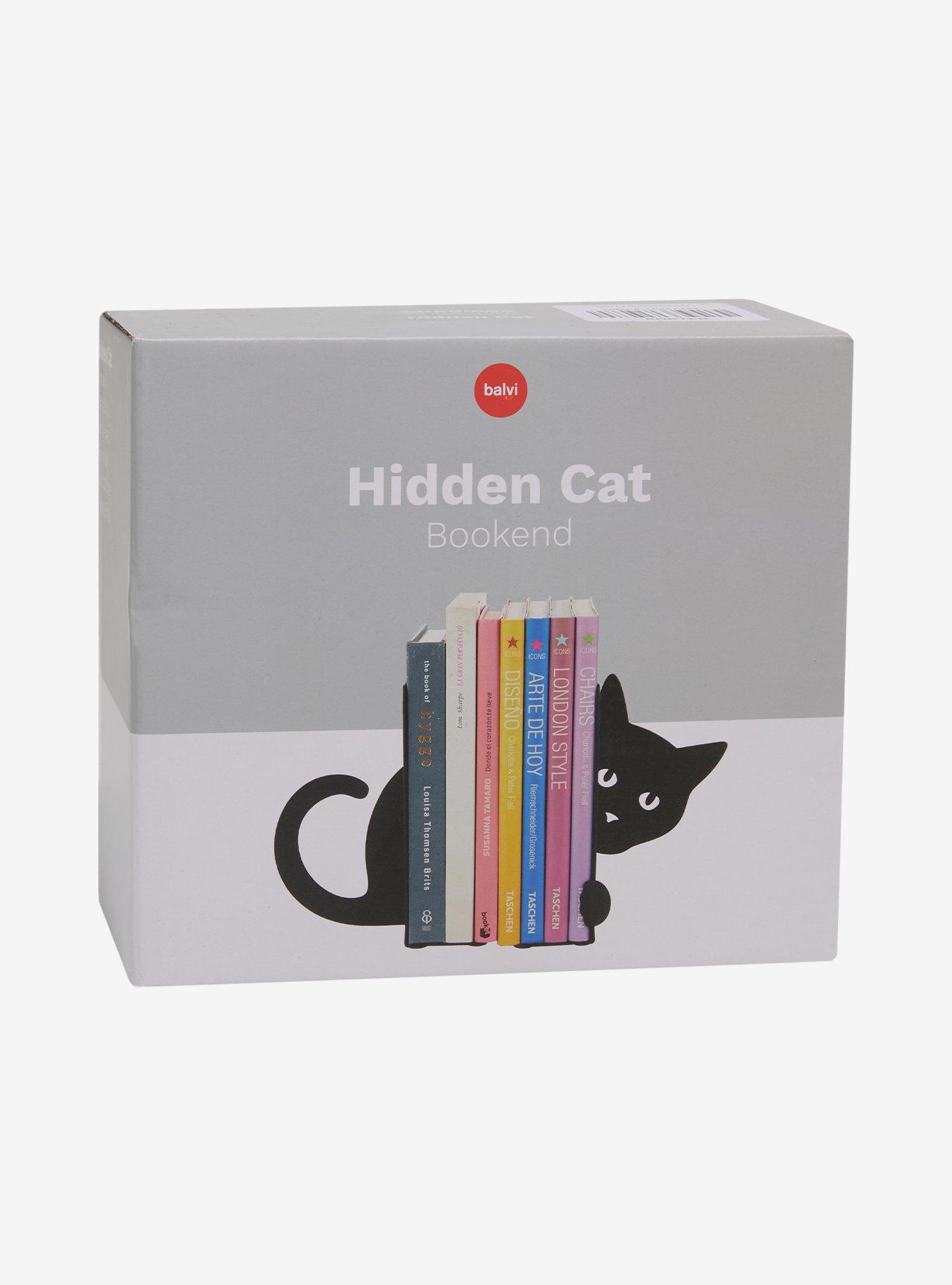 Black Cat Bookend Set, , hi-res