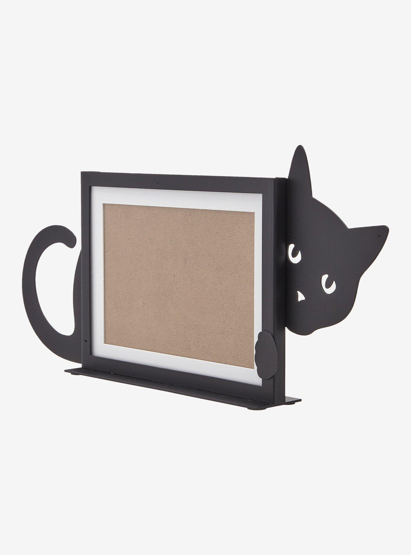 Black Cat Peeking Frame, , hi-res