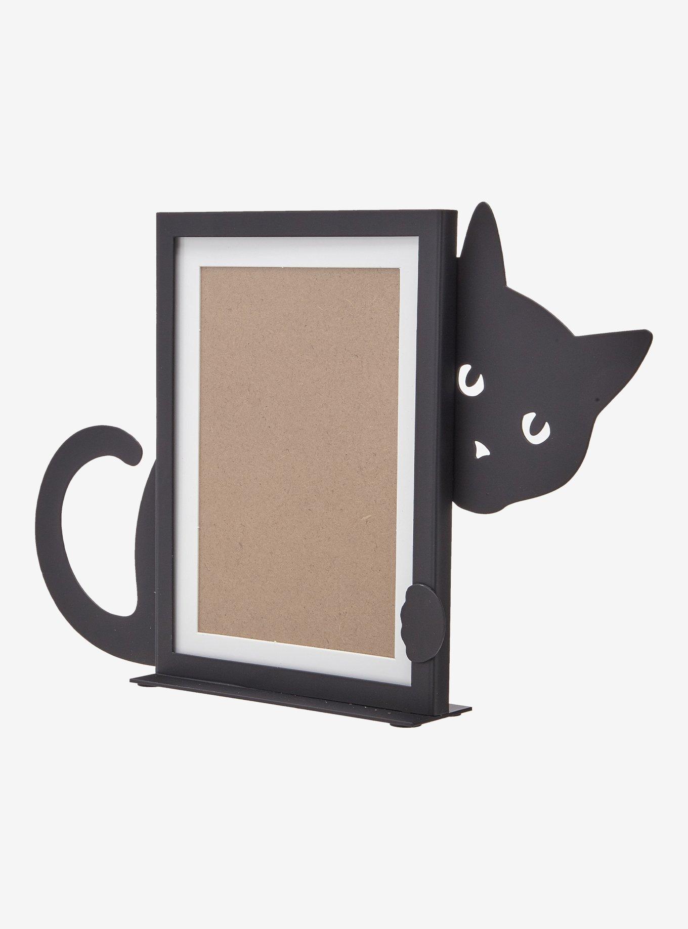 Black Cat Standing Frame, , hi-res