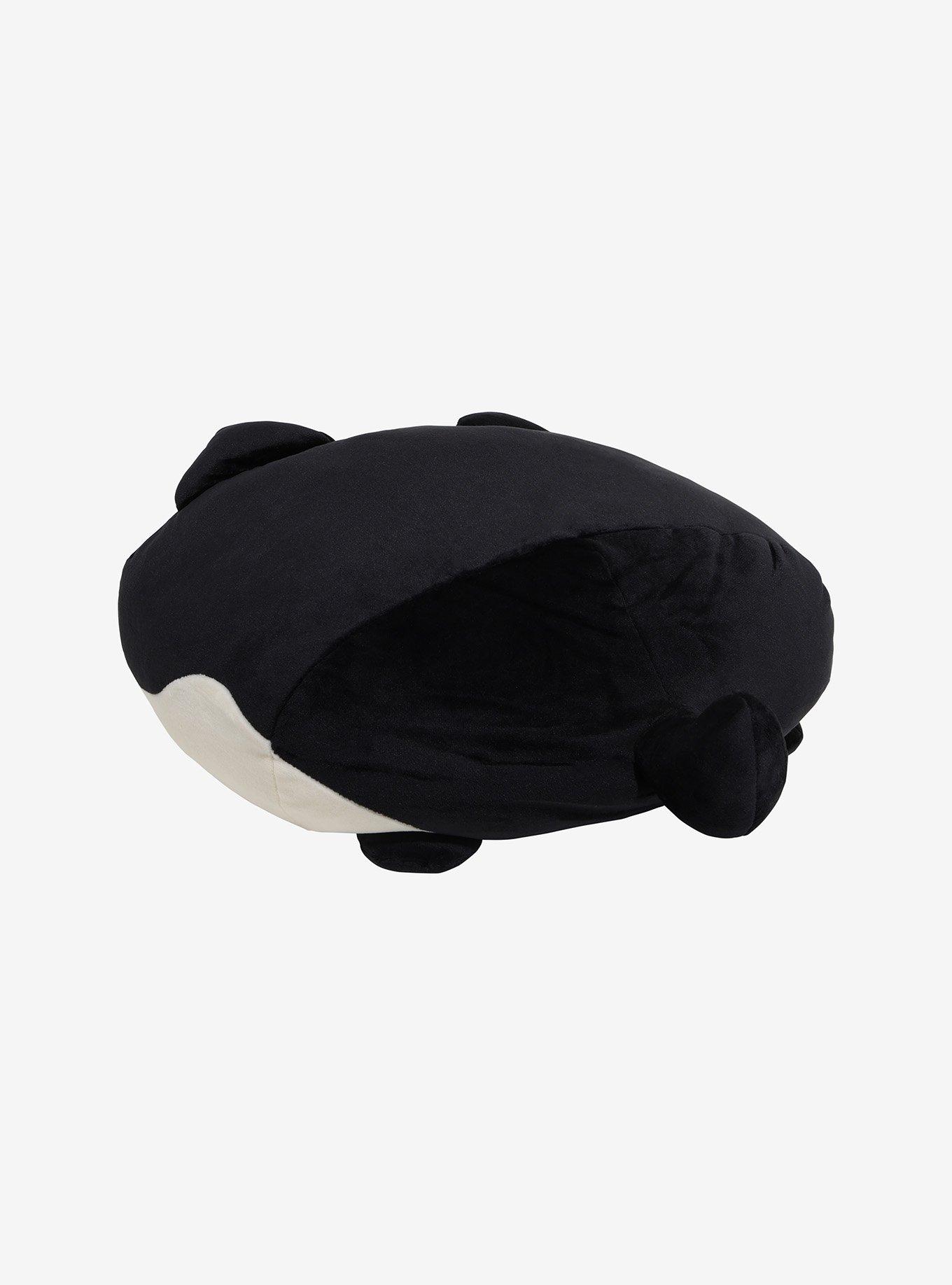 Black & White Cat Figural Pillow, , hi-res