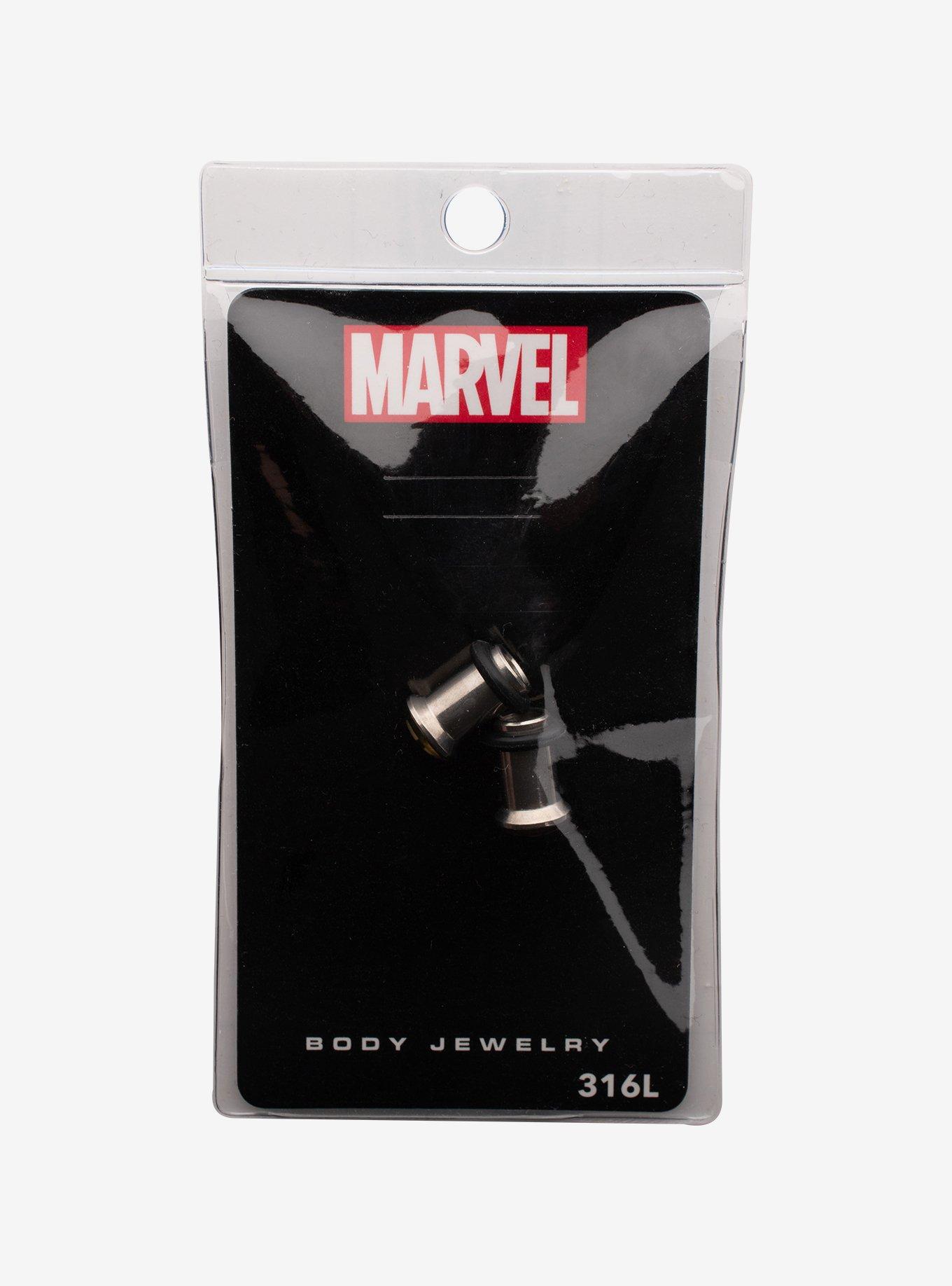 Steel Marvel Spider-Man Mask Plug 2 Pack, MULTI, alternate
