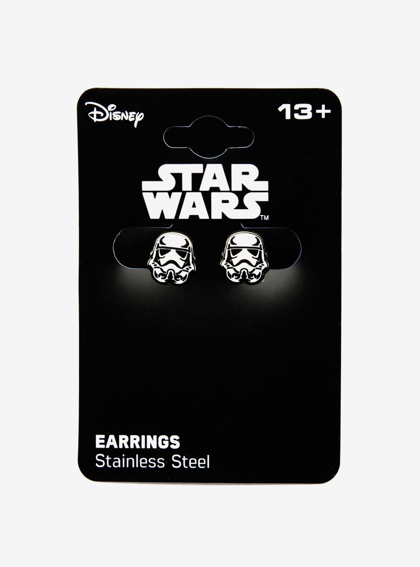 Star Wars Stormtrooper Enamel Stud Earrings, , hi-res
