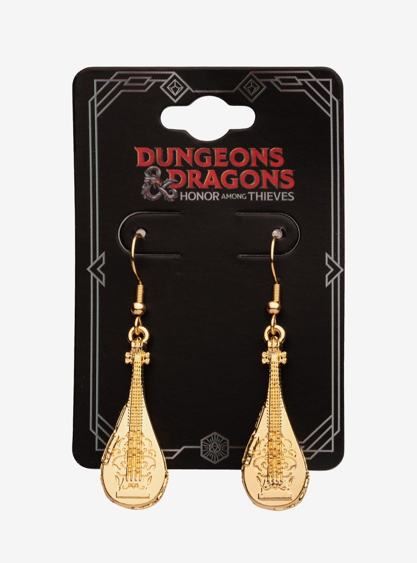 Dungeons and Dragons: Honor Among Thieves Lute 3D Drop Earrings, , hi-res