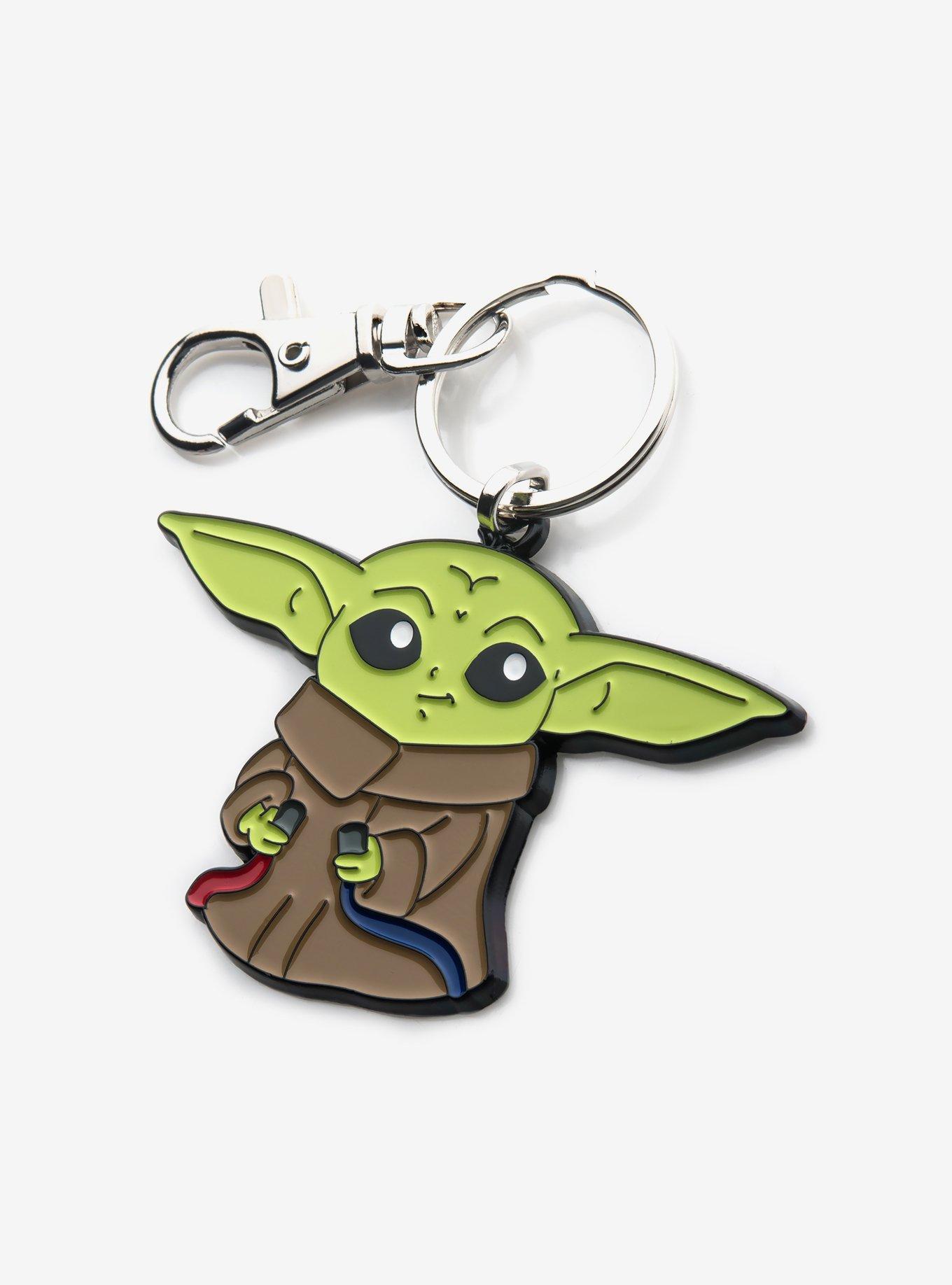Star Wars: The Mandalorian Grogu with Wires Keychain, , hi-res