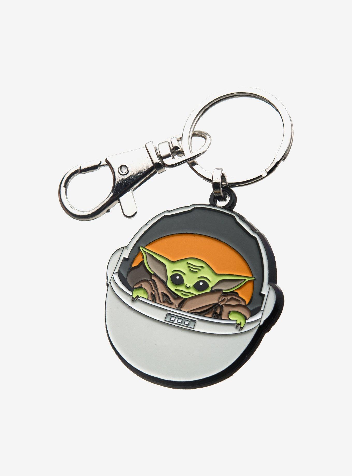 Star Wars: The Mandalorian Grogu in Carriage Keychain, , hi-res