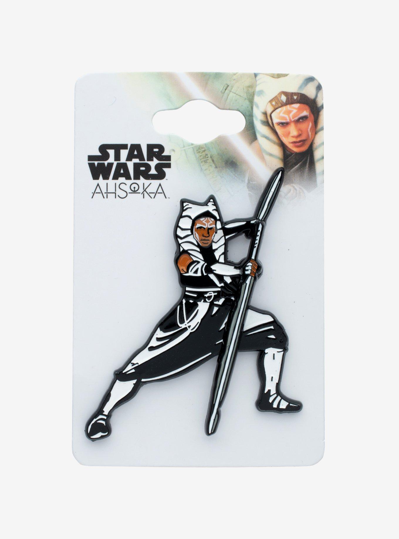 Star Wars Ahsoka Spinning Lightsaber Pin, , alternate - view 3