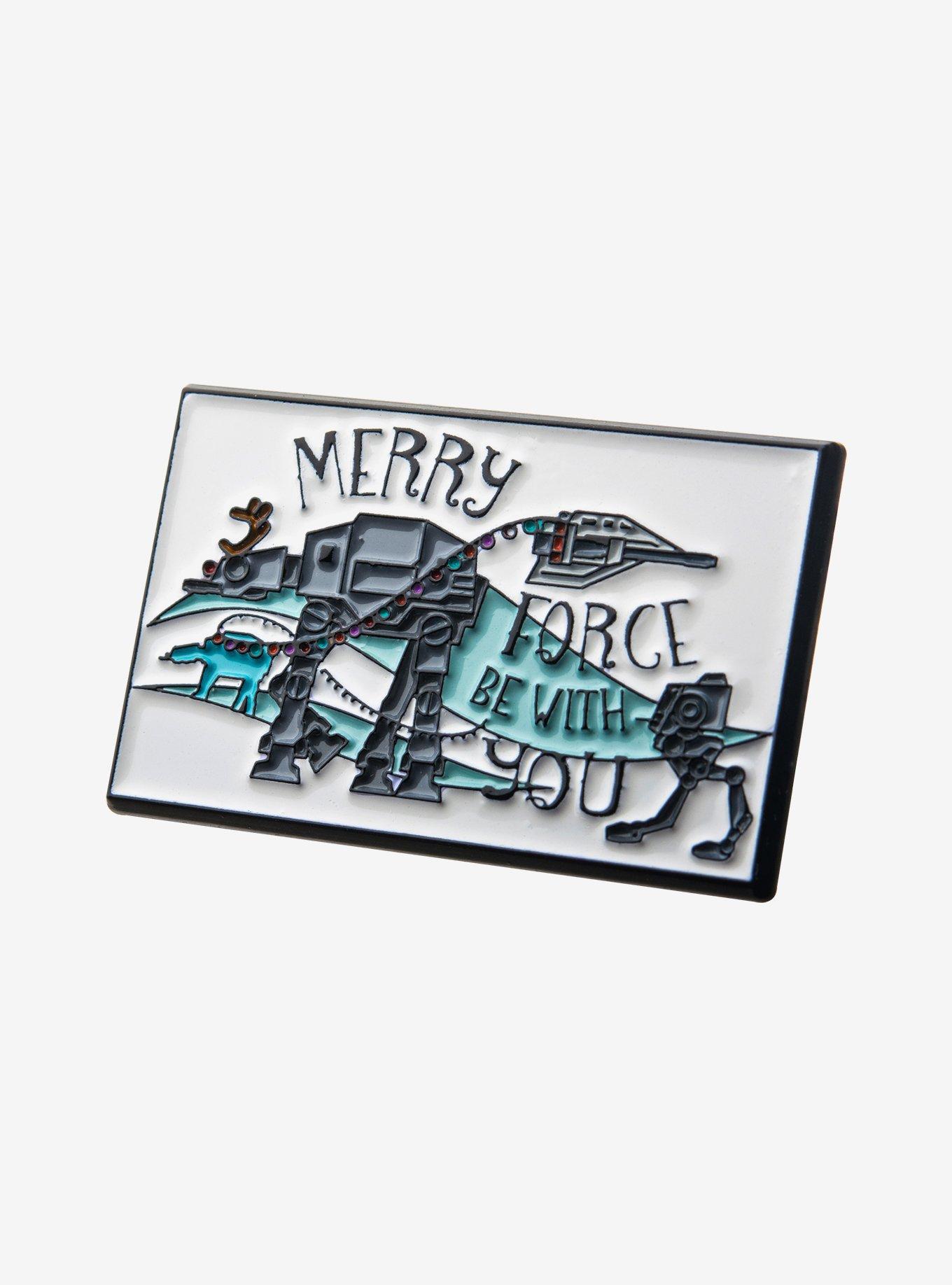 Star Wars AT-AT Christmas Lapel Pin, , hi-res